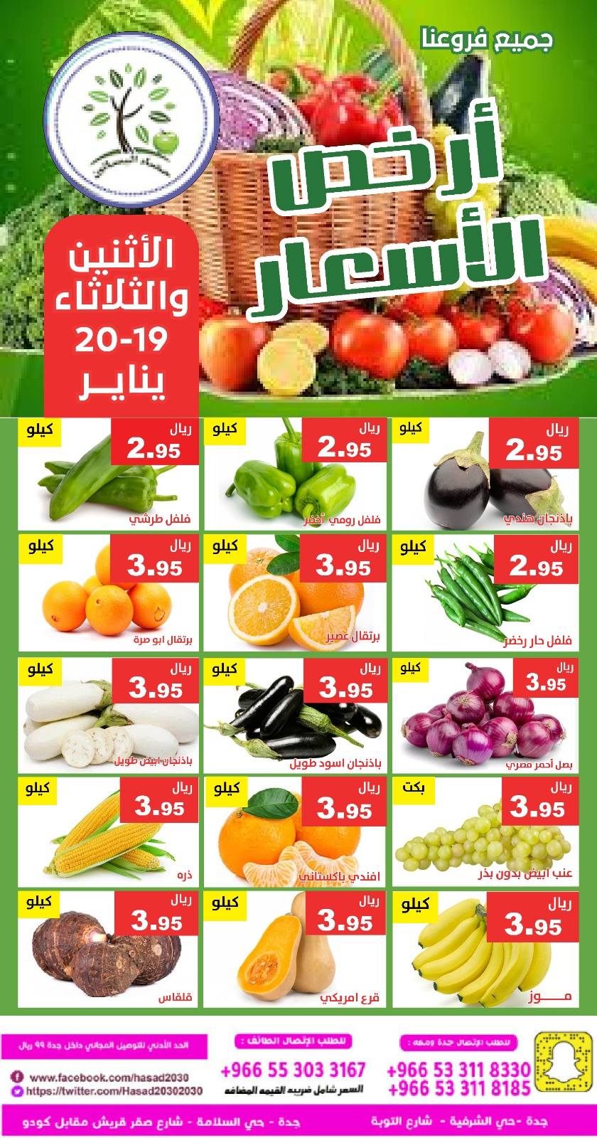 Hasad Albasatin Saudi Arabia Offers from 19 to 20 January 2026 Low Price