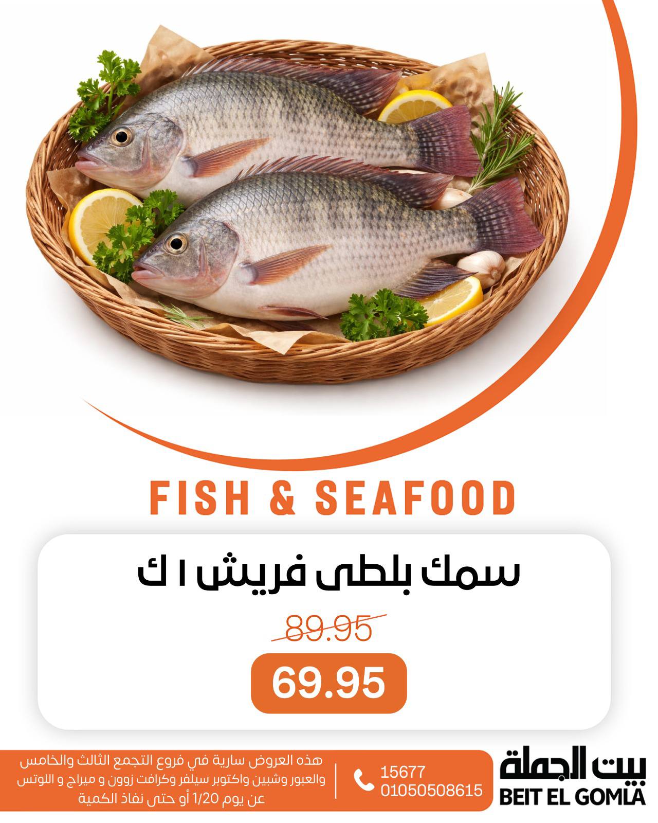 عروض بيت الجملة مصر الثلاثاء 20 يناير 2026 عروض الأسماك