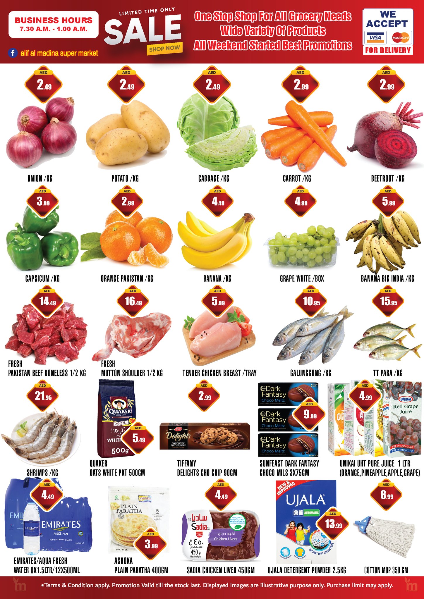 Ofertas de ALIF Al Madina Emiratos Árabes Unidos de 20 a 22 enero 2026 Ofertas de 3 días