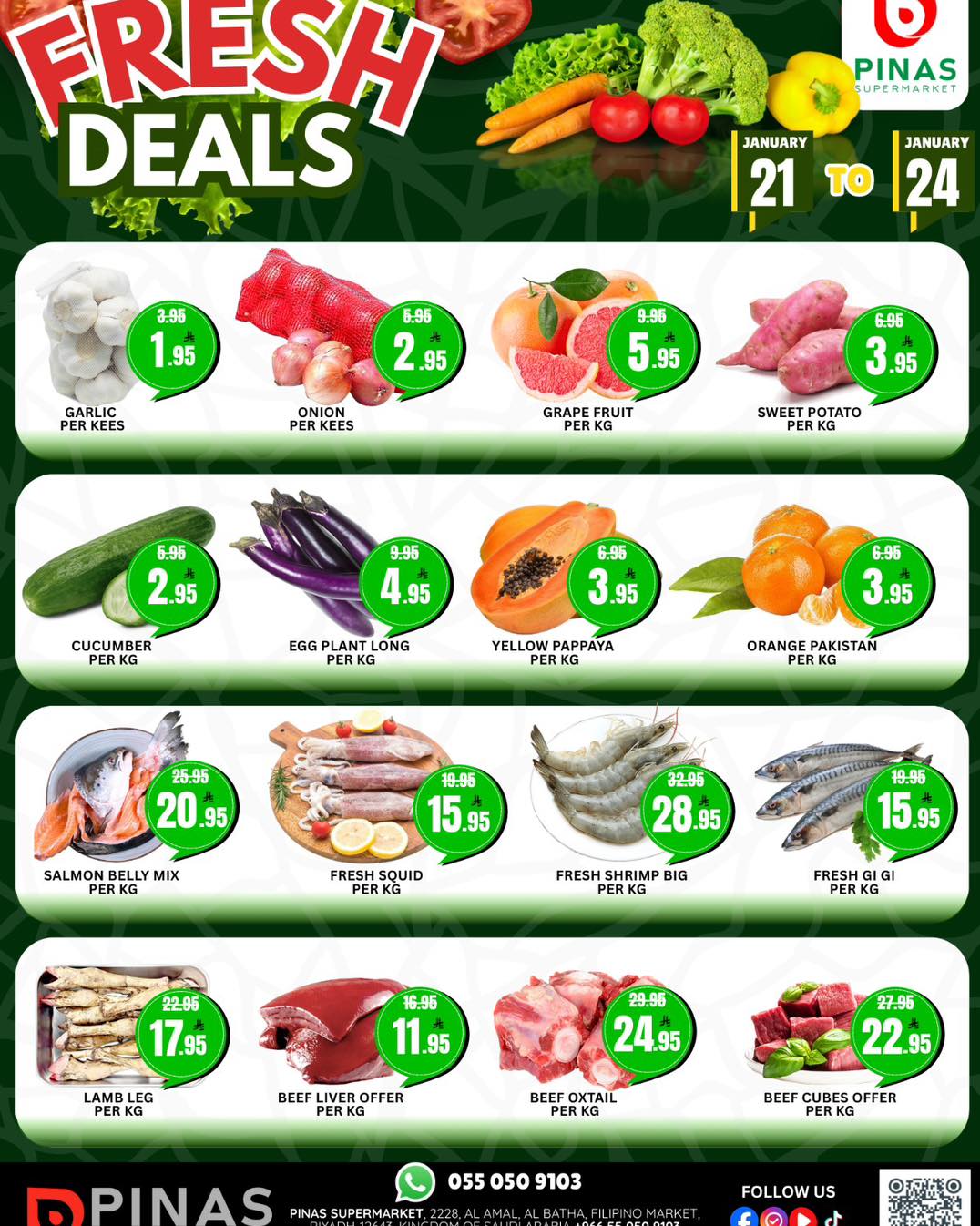 Pinas Supermarket Saudi Arabia Offers from 21 to 26 January 2026 Buy more, save more