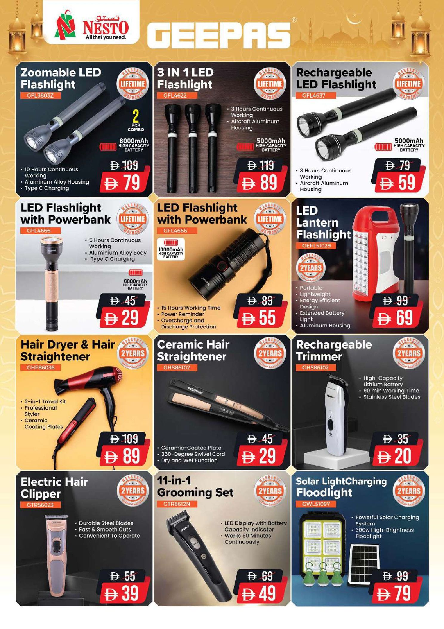 Offres Nesto  Sharjah  de 22 à 25 janvier Offres d'économies importantes