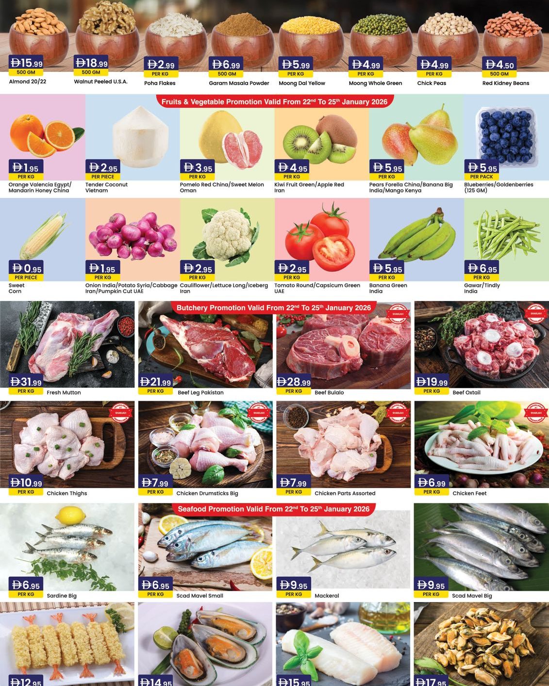 Ofertas de supermercado West Zone Emiratos Árabes Unidos de 22 a 28 enero 2026 Ofertas semanales