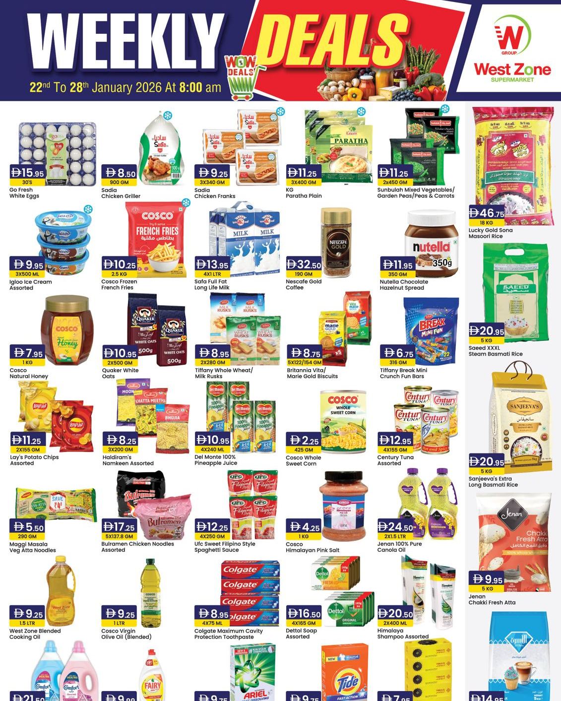 West Zone supermarket UAE Offers from 22 to 28 January 2026 Weekly deals - Page 1