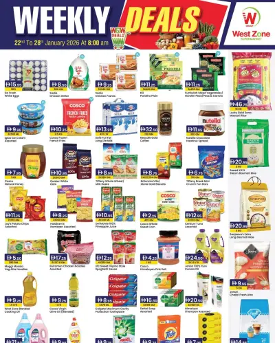 West Zone supermarket UAE Offers from 22 to 28 January 2026 Weekly deals