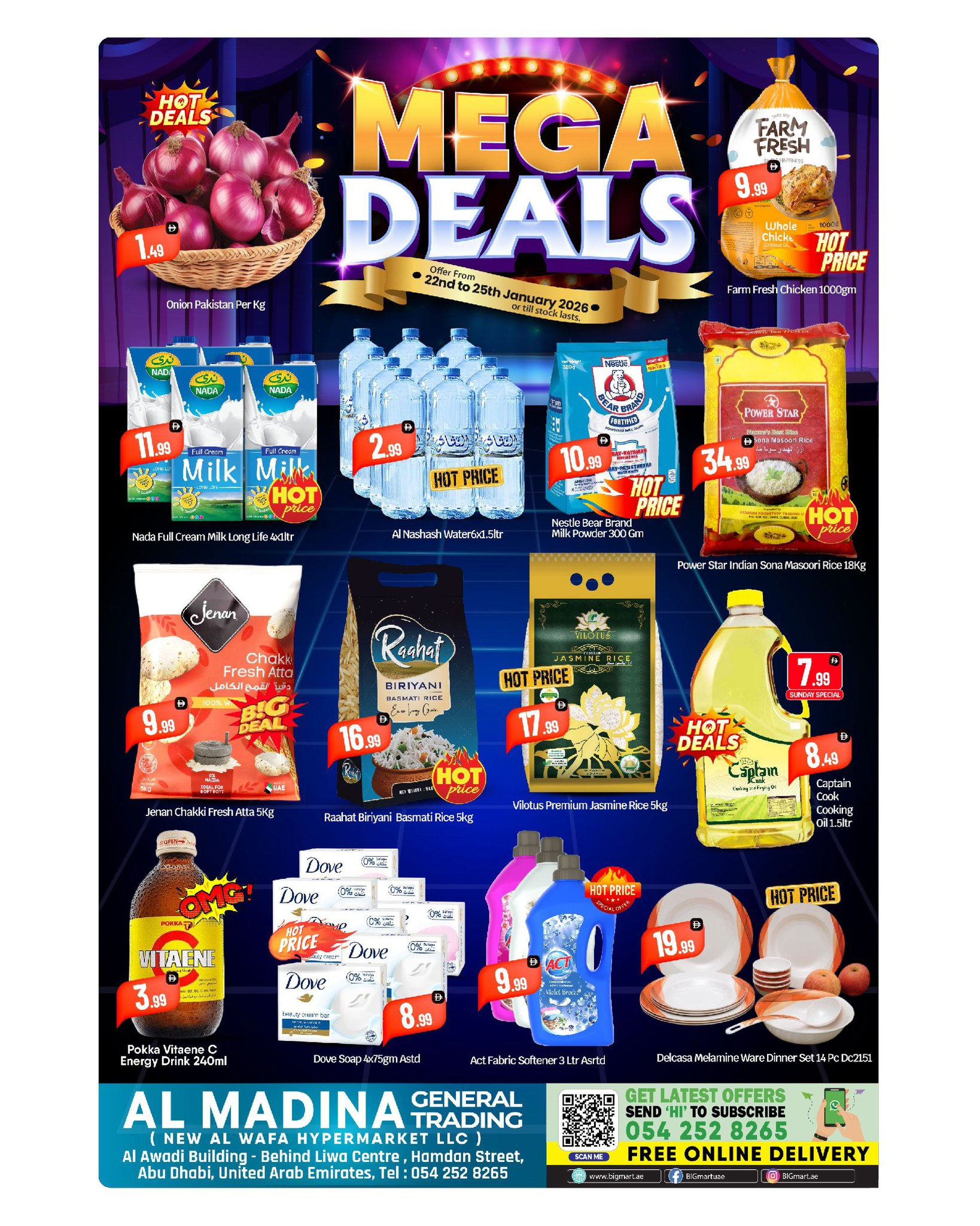BIGmart UAE Offers from 22 to 25 January 2026 Mega Deals