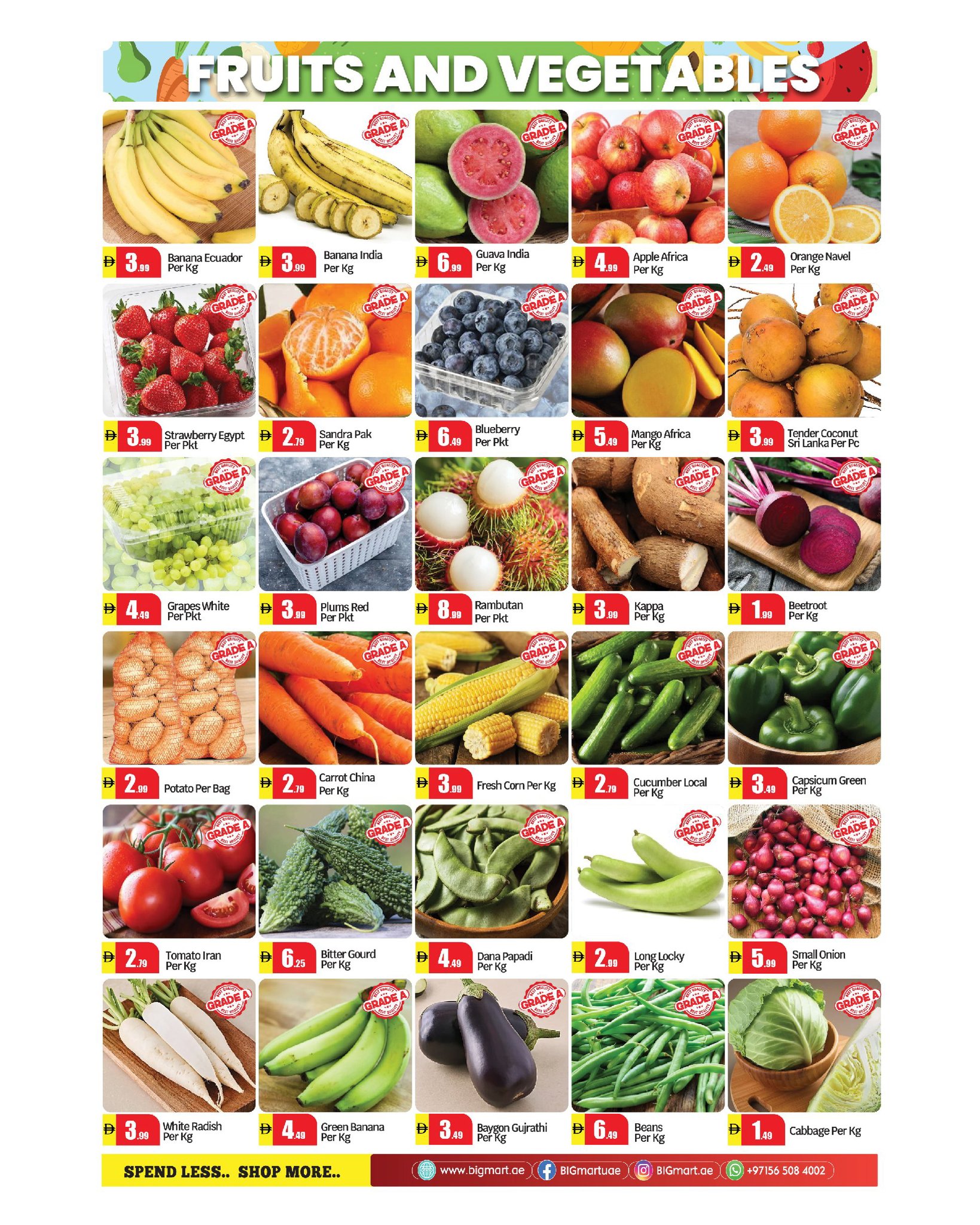 BIGmart UAE Offers from 22 to 25 January 2026 Mega Deals