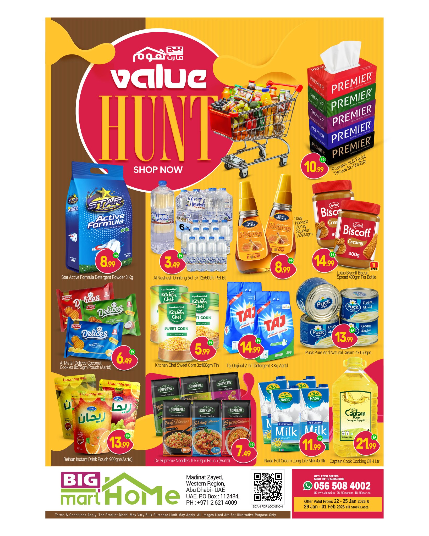 Ofertas de BIGmart Emiratos Árabes Unidos de 22 enero a 1 febrero 2026 Ofertas de valor