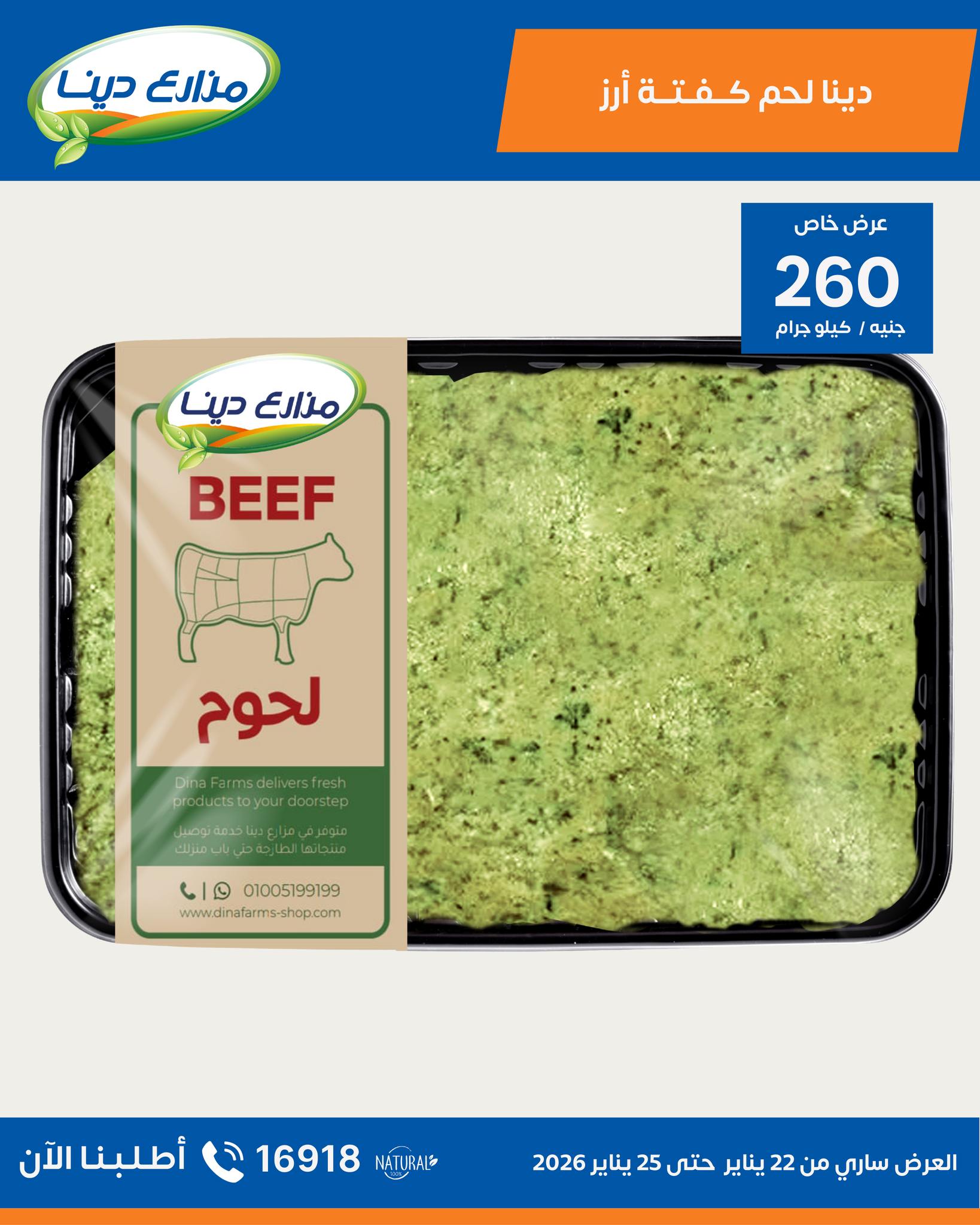 Dina Farms Egypt Offers from 22 to 25 January 2026 Weekend Deals