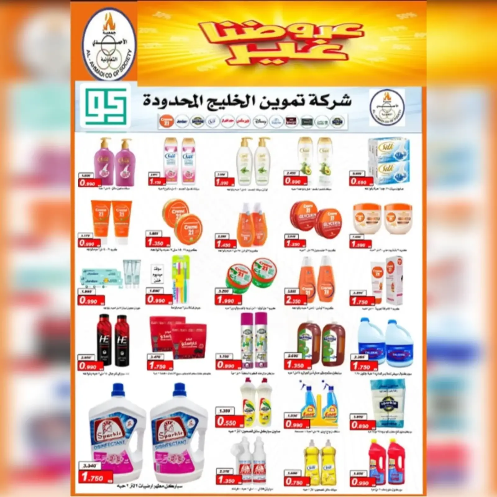 صفحة 29 ضمن عروض مهرجان شهر يناير في جمعية الأحمدى التعاونية الكويت