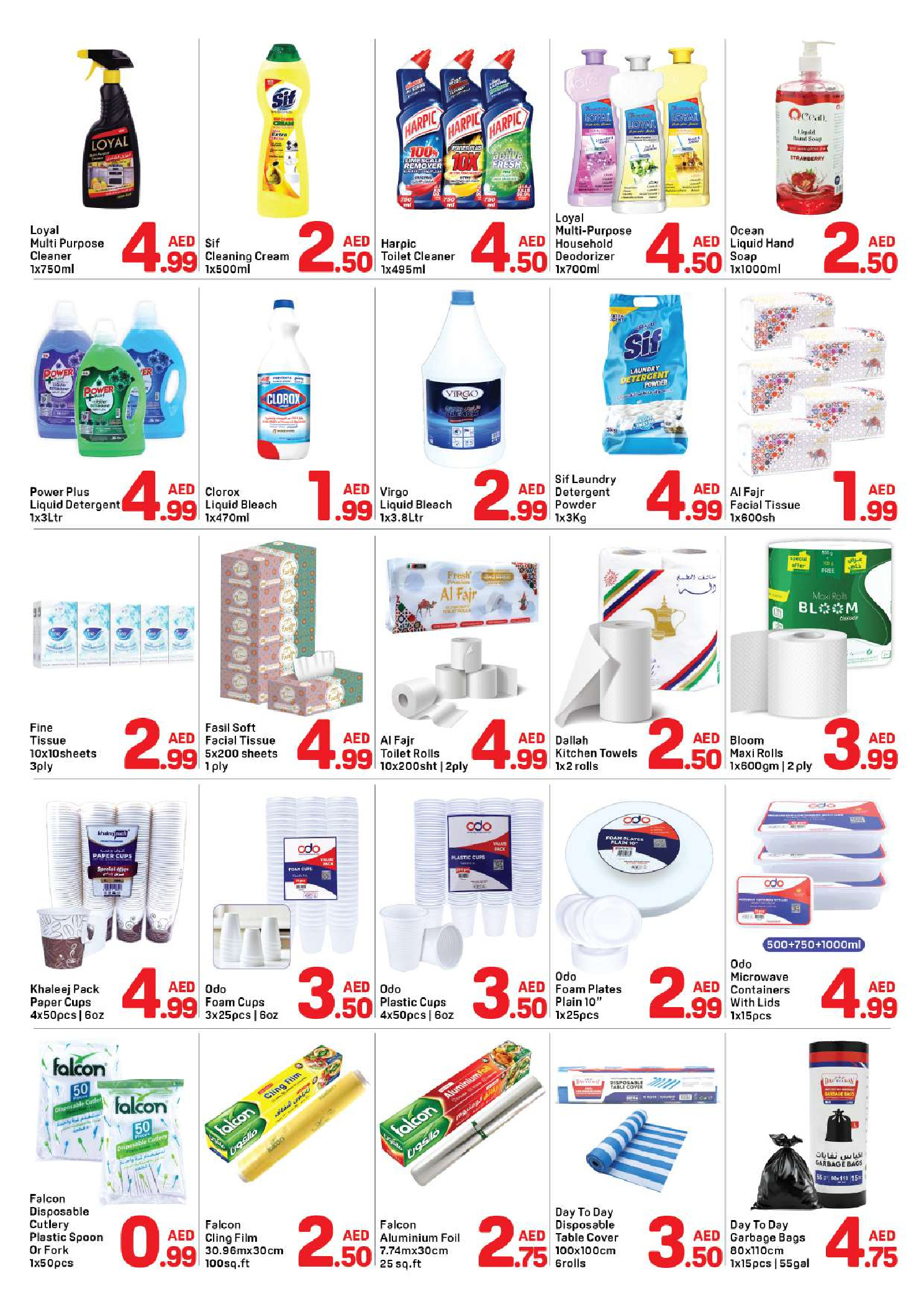 Day to Day  Sharjah  Offers from 24 to 31 January Five & Below Deals