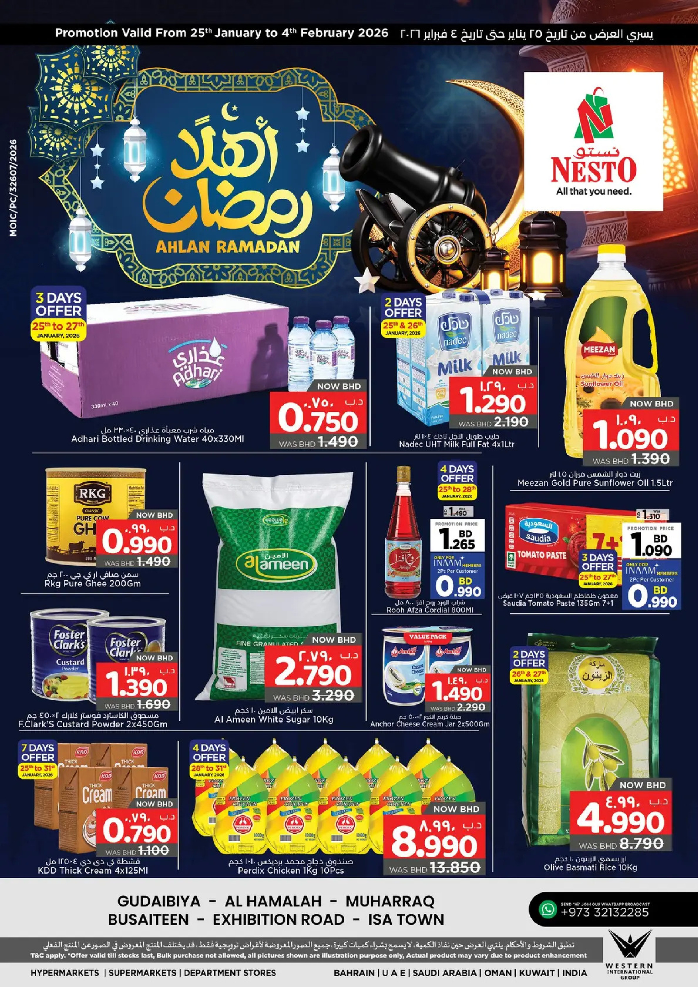 Ofertas de Nesto Hipermercados Bahréin de 25 enero a 4 febrero 2026 Ofertas de Bienvenido Ramadán - Página 1