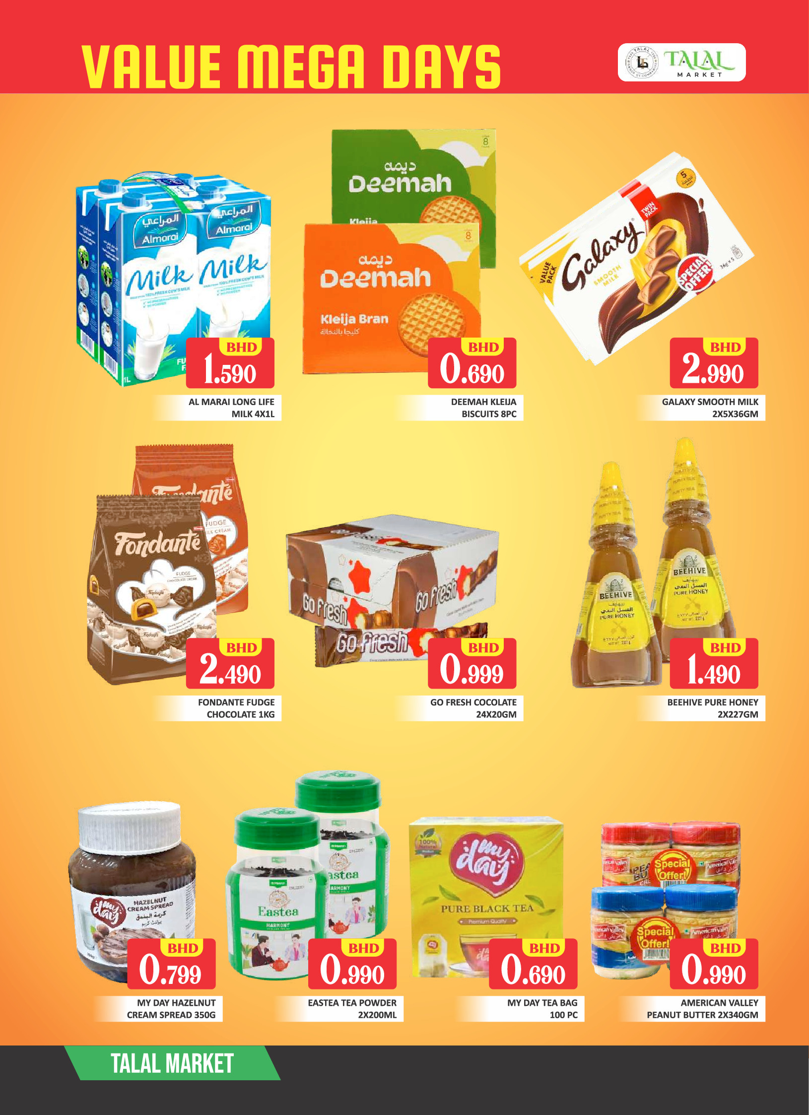 Talal Market Bahrain Offers from 29 to 31 January 2026 Value Days Offers