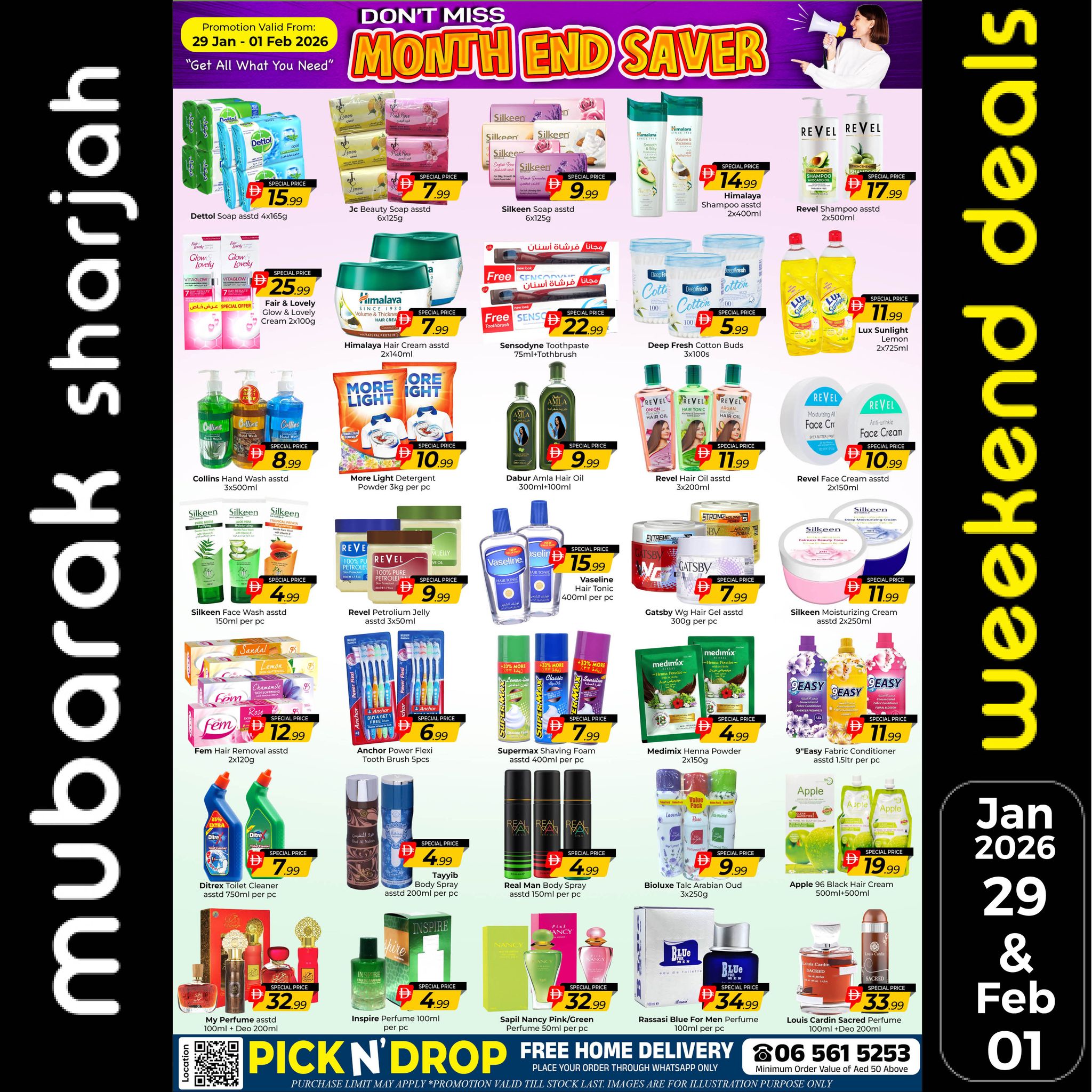 Offres Al Mubarak Émirats arabes unis de 29 janvier à 1 février 2026 Offres de fin de mois