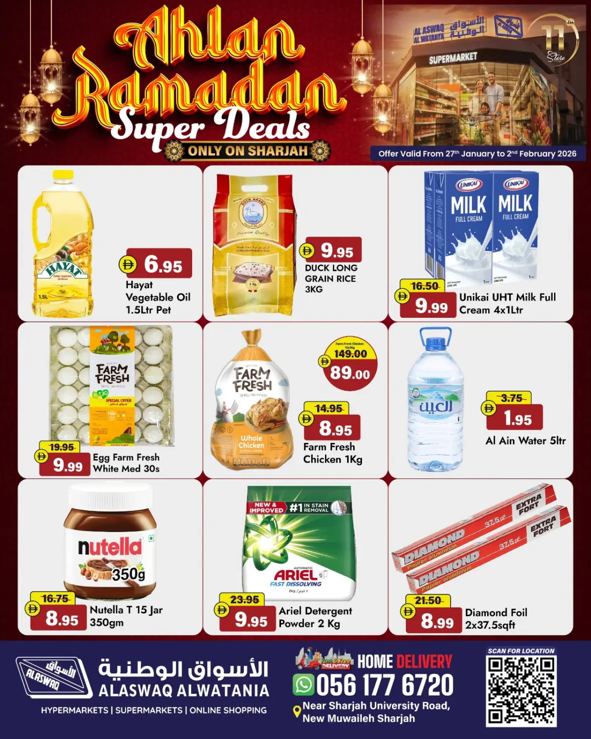 Ofertas de Al Aswaq Al Watania  Sharjah  de 29 enero a 2 febrero Bienvenido Ramadán - Pagina 1