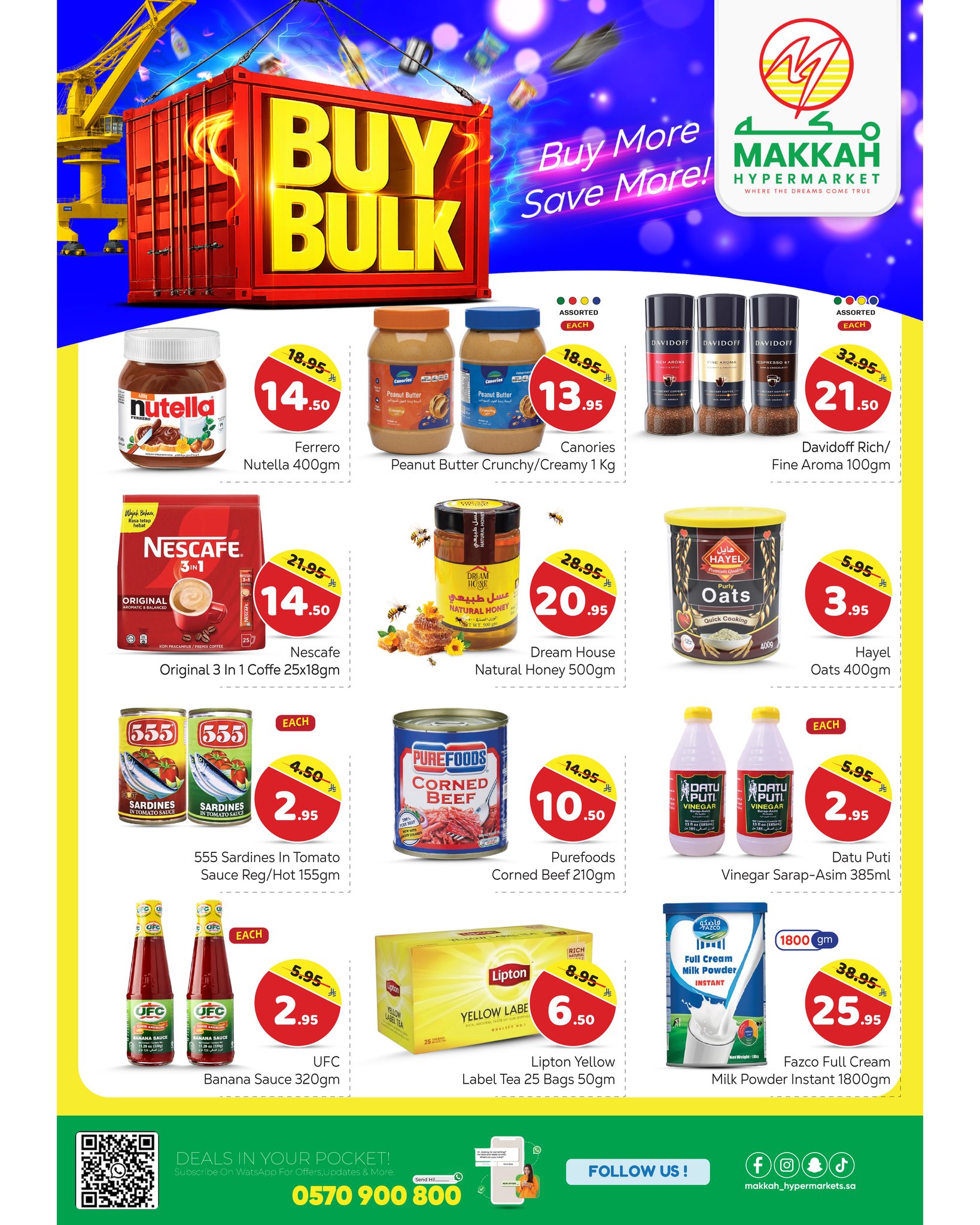 Makkah Hypermarket  Batha  Offers from 28 January to 3 February BUY BULK  DEALS