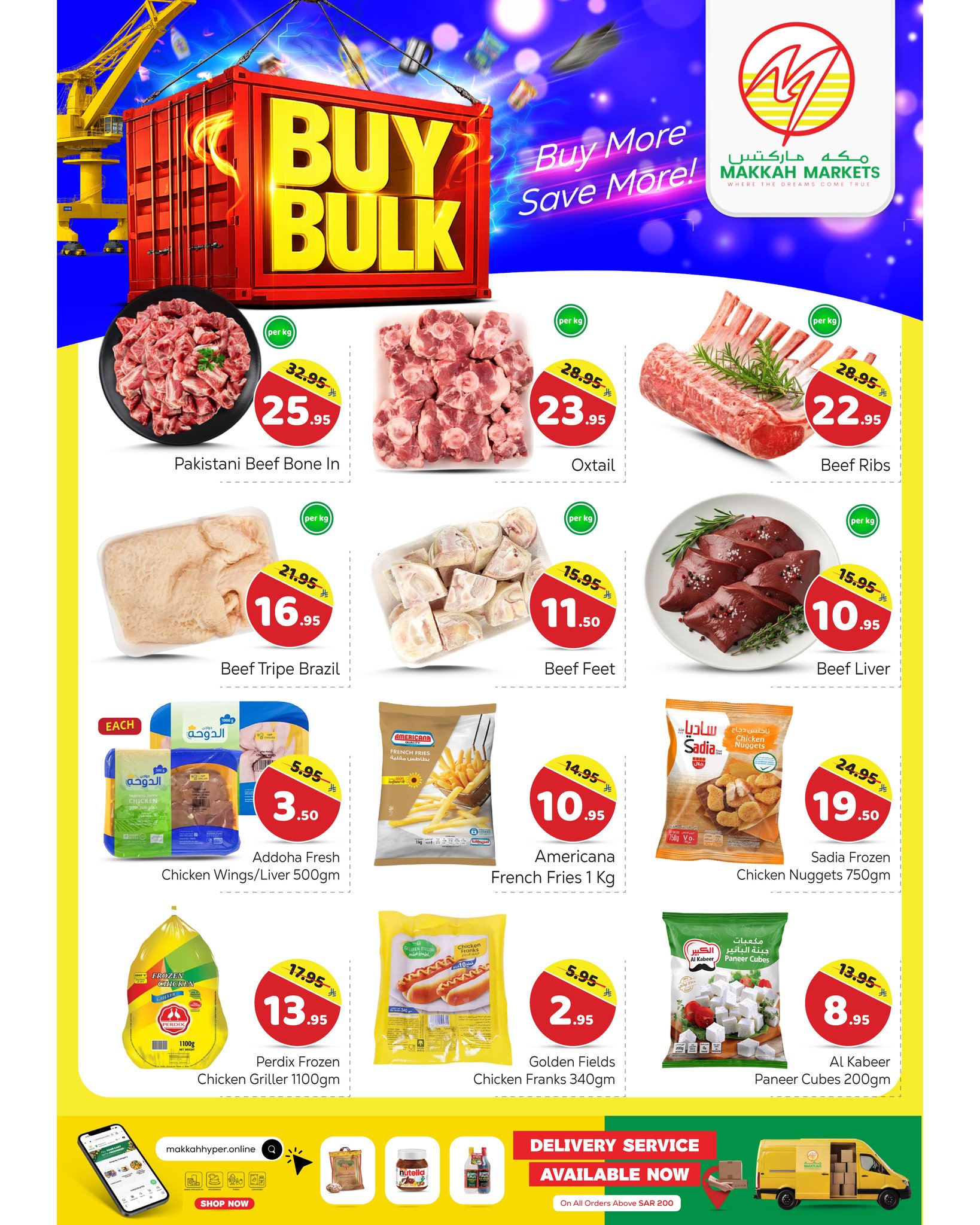 Makkah Hypermarket  Malaz  Offers from 28 January to 3 February BUY BULK  DEALS
