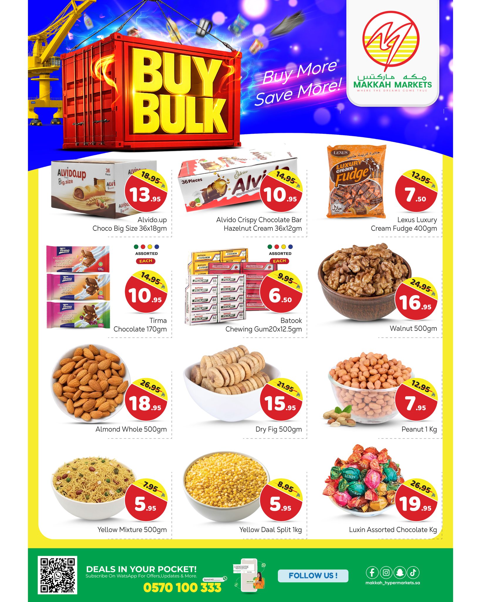 Makkah Hypermarket  Malaz  Offers from 28 January to 3 February BUY BULK  DEALS