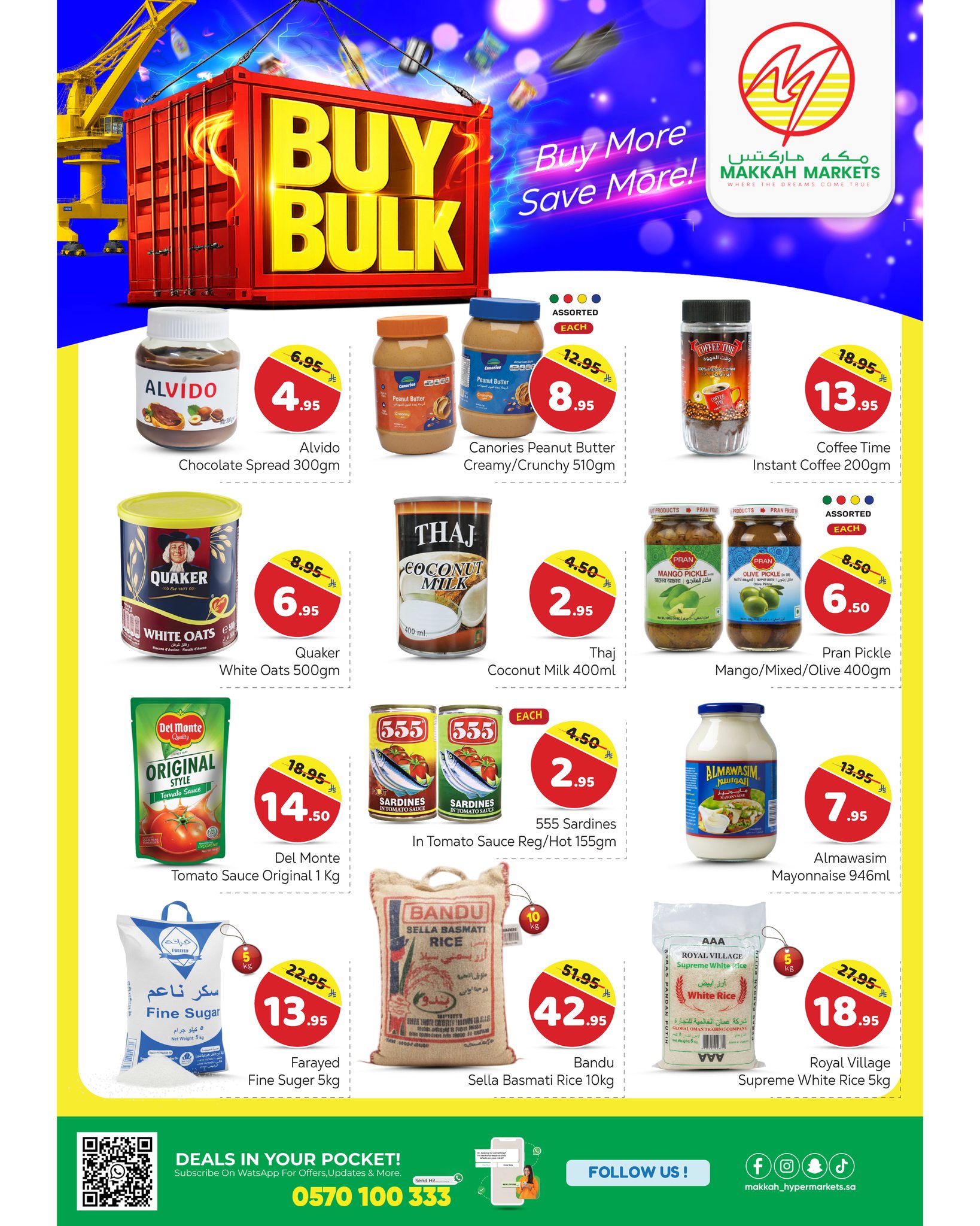 Makkah Hypermarket  Malaz  Offers from 28 January to 3 February BUY BULK  DEALS