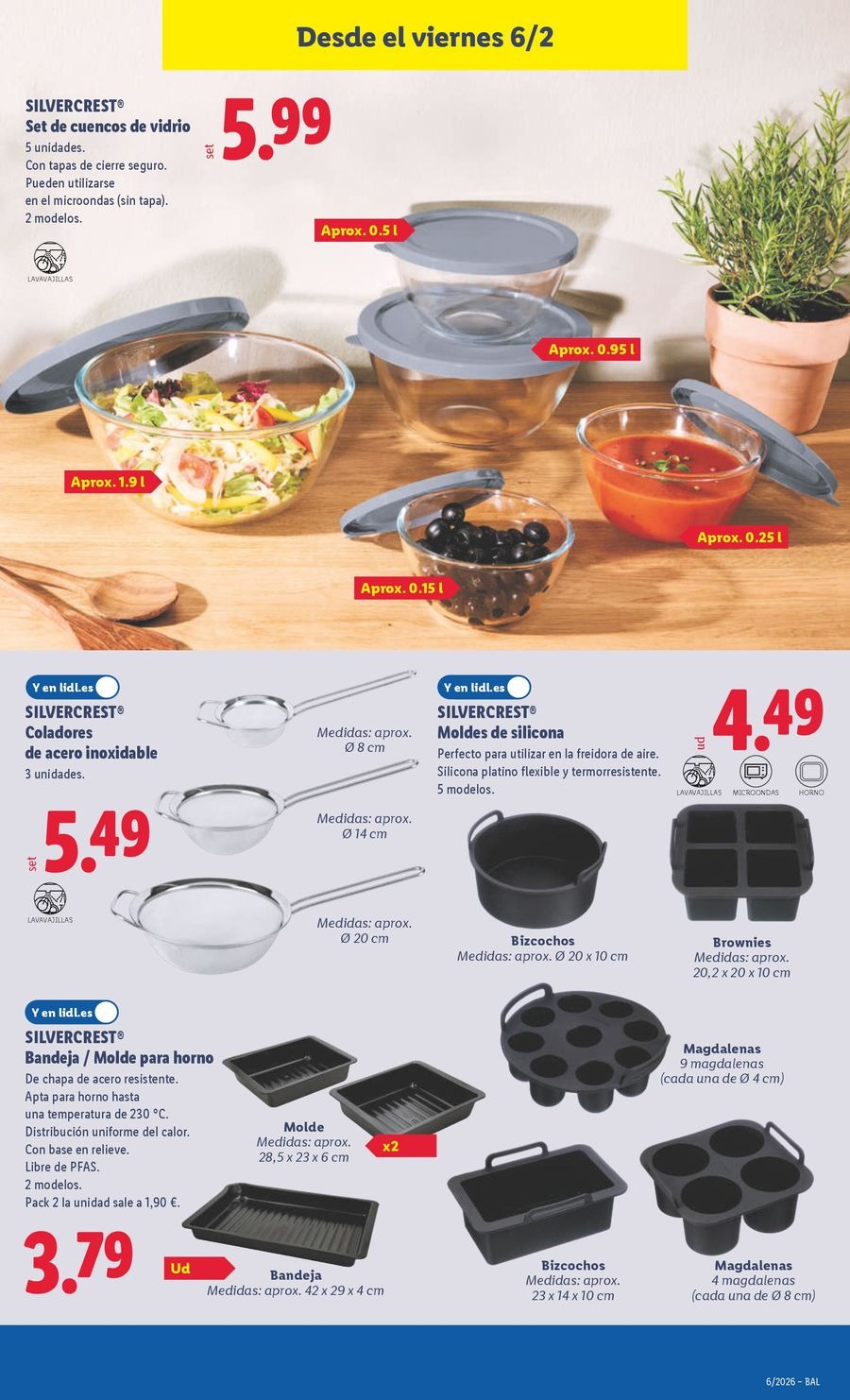 Ofertas de Lidl España de 2 a 8 febrero 2026 Ofertas de bazar