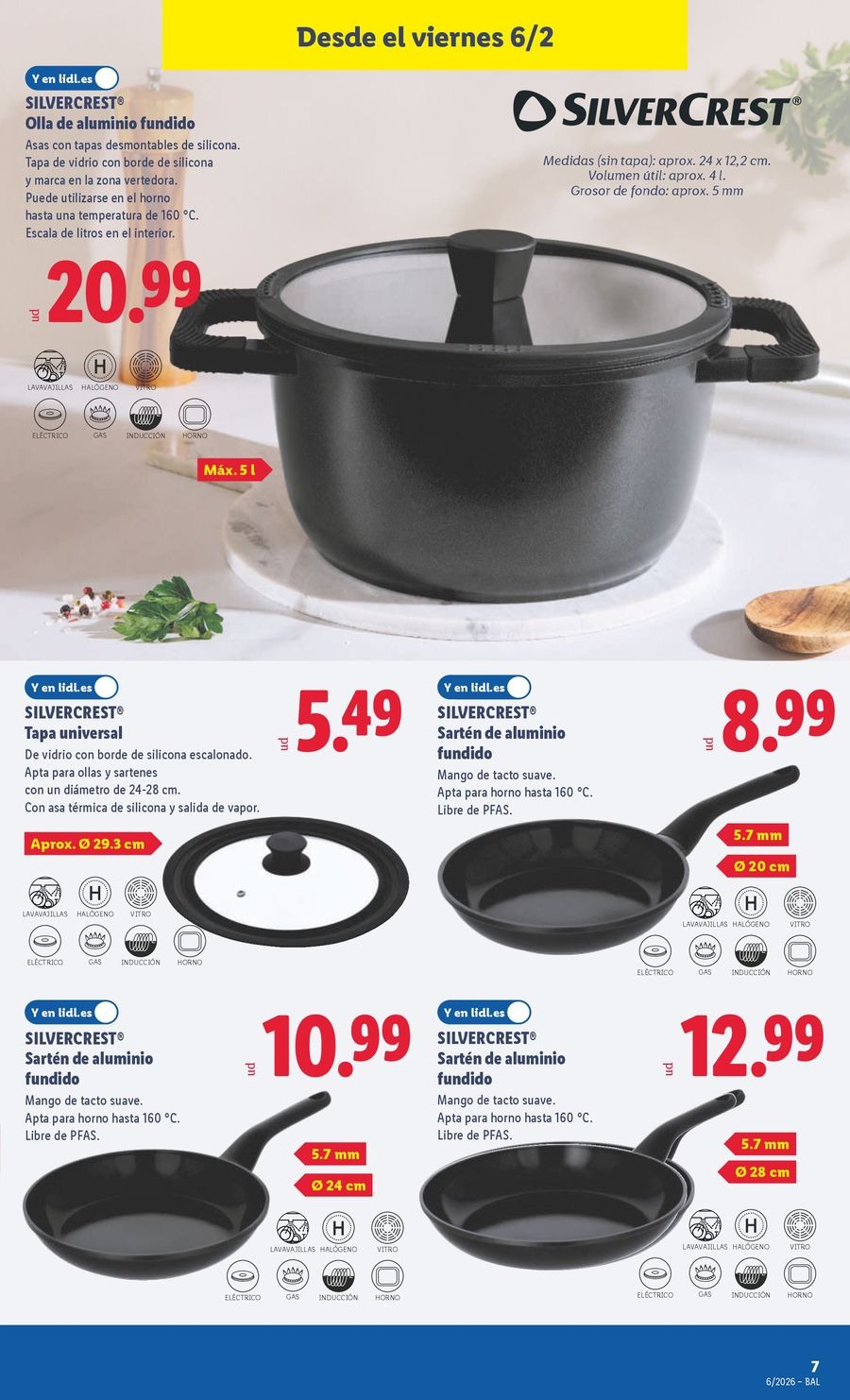 Ofertas de Lidl España de 2 a 8 febrero 2026 Ofertas de bazar