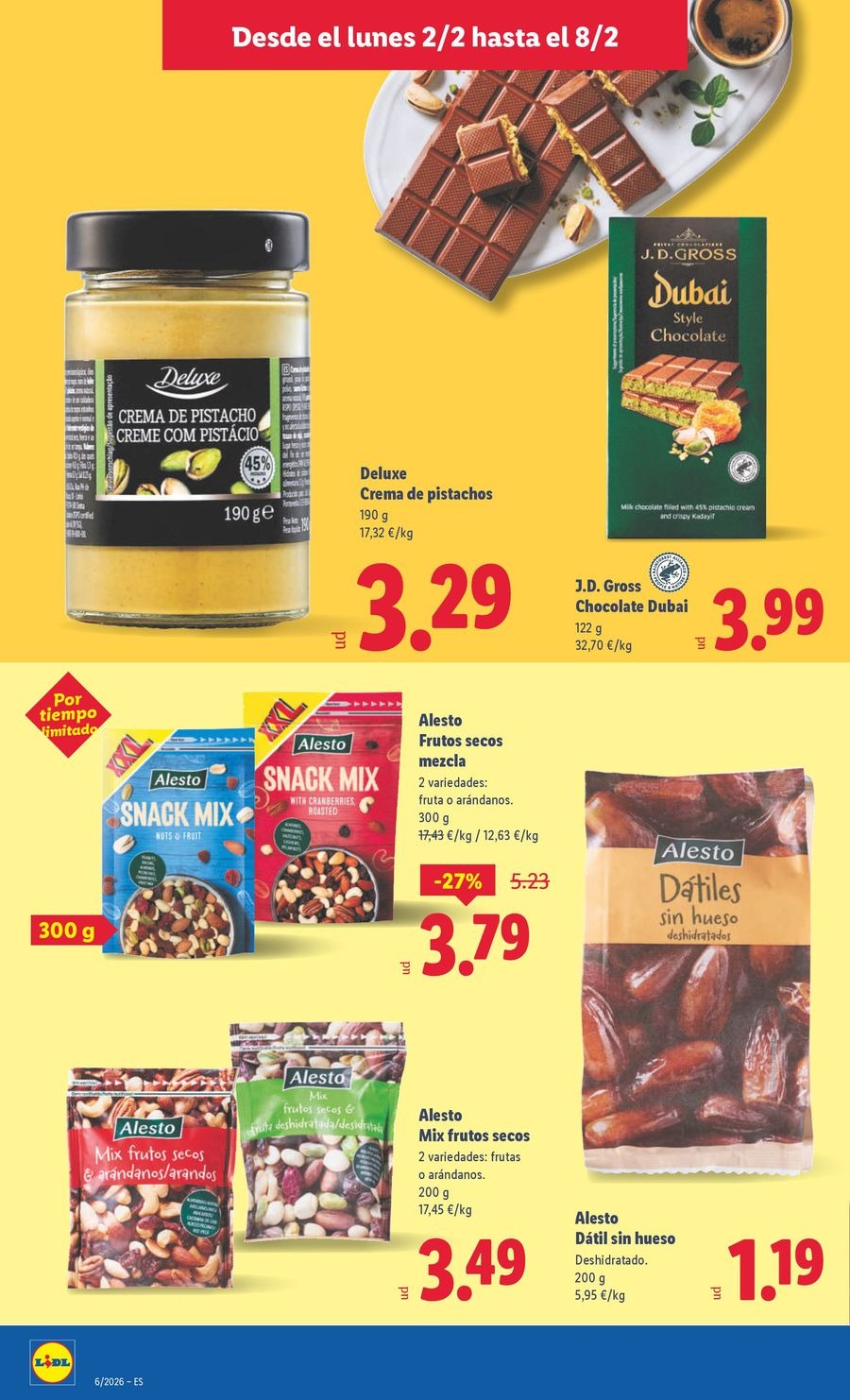 Ofertas de Lidl España de 2 a 8 febrero 2026 ofertas semanales
