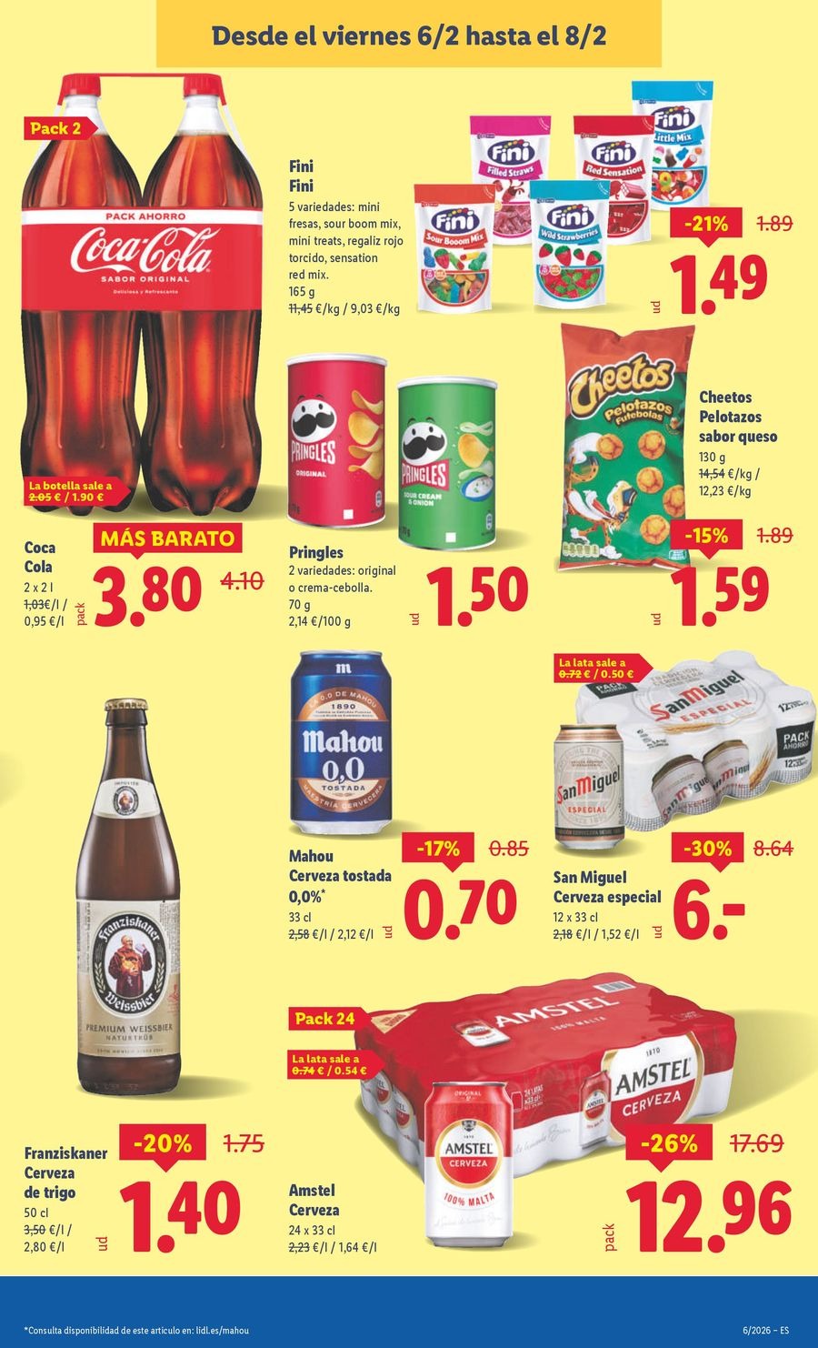 Ofertas de Lidl España de 2 a 8 febrero 2026 ofertas semanales