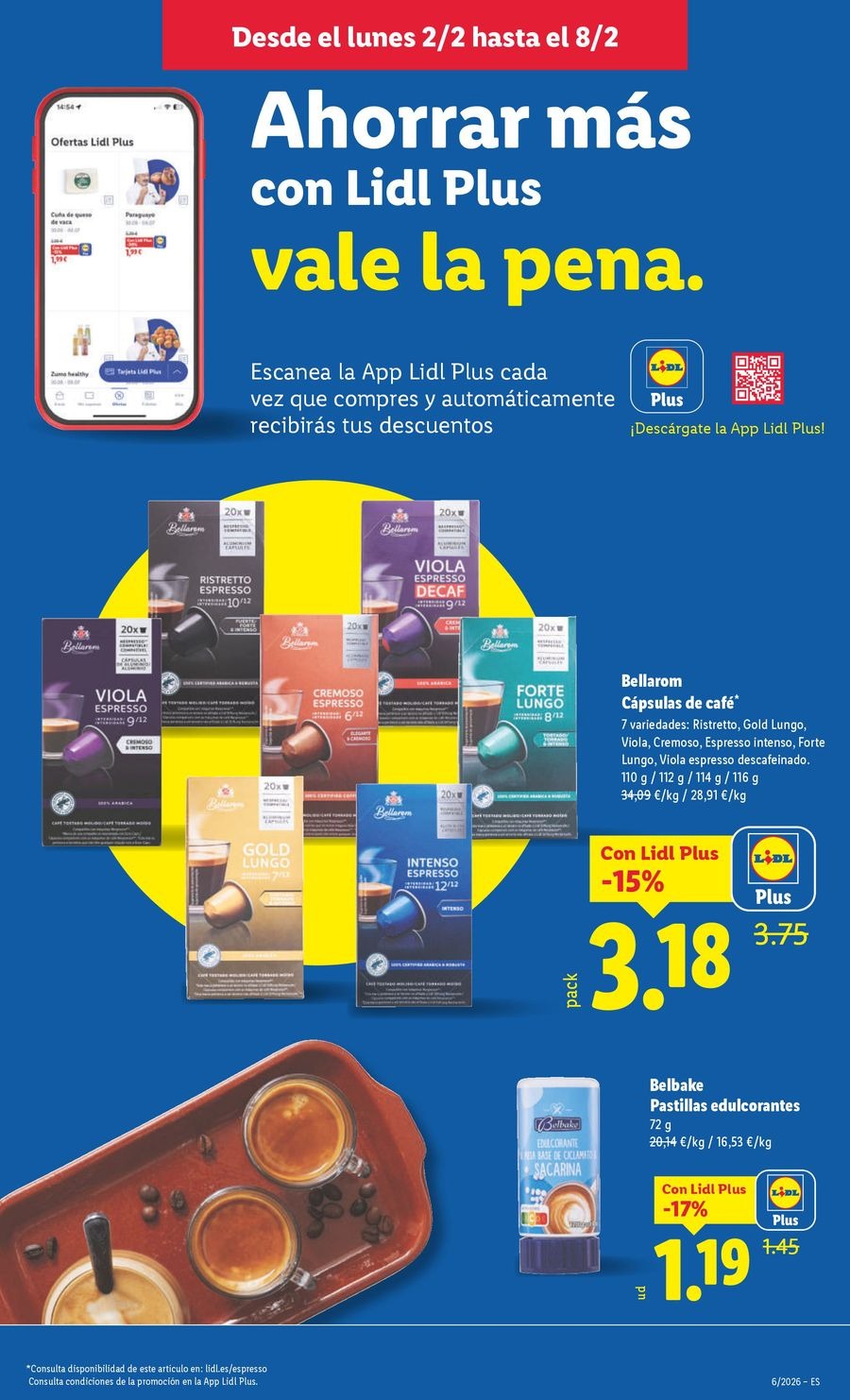 Ofertas de Lidl España de 2 a 8 febrero 2026 ofertas semanales