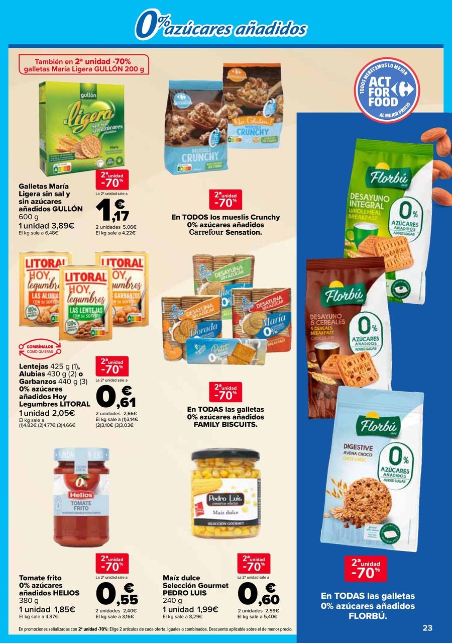 Ofertas de Carrefour España de 27 enero a 11 febrero 2026 50% QUE VUELVE + 2ªUD. A%L -70