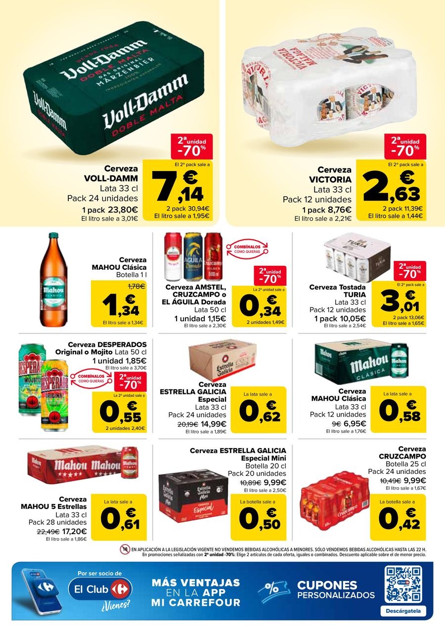 Ofertas de Carrefour España de 27 enero a 11 febrero 2026 50% QUE VUELVE + 2ªUD. A%L -70