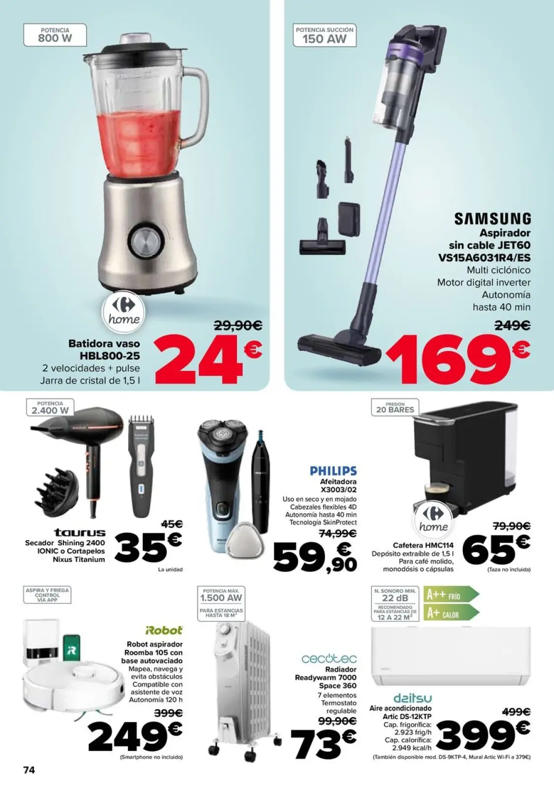 صفحة 74 ضمن استرجع 50% + خصم إضافي (حتى 70%) في كارفور إسبانيا