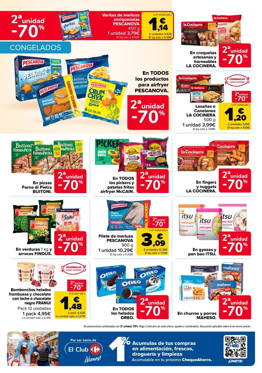 Ofertas de Carrefour España de 27 enero a 11 febrero 2026 50% QUE VUELVE + 2ªUD. A%L -70