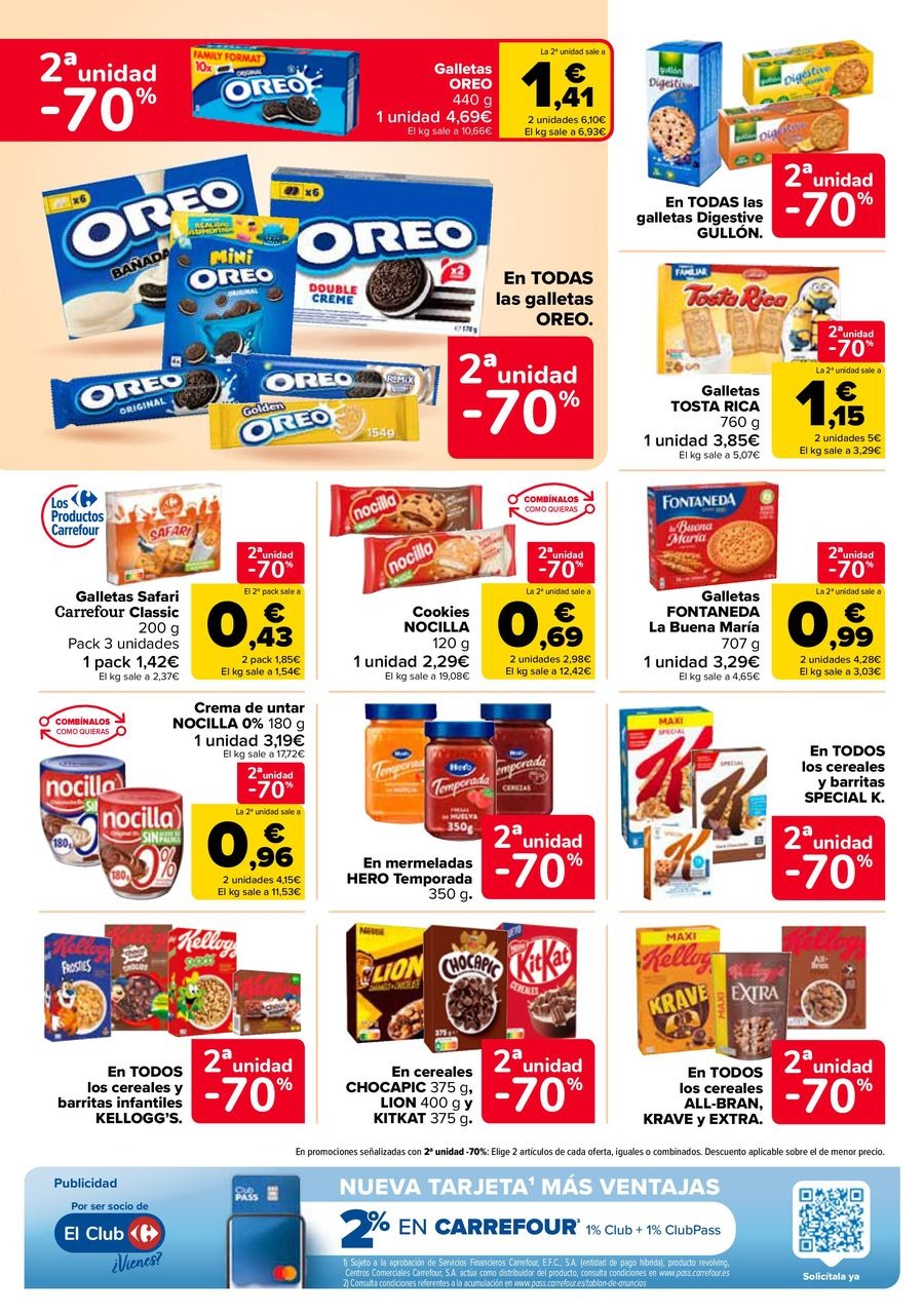 Ofertas de Carrefour España de 27 enero a 11 febrero 2026 50% QUE VUELVE + 2ªUD. A%L -70