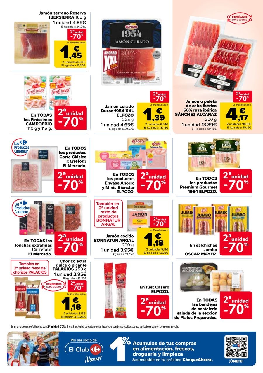 Ofertas de Carrefour España de 27 enero a 11 febrero 2026 50% QUE VUELVE + 2ªUD. A%L -70