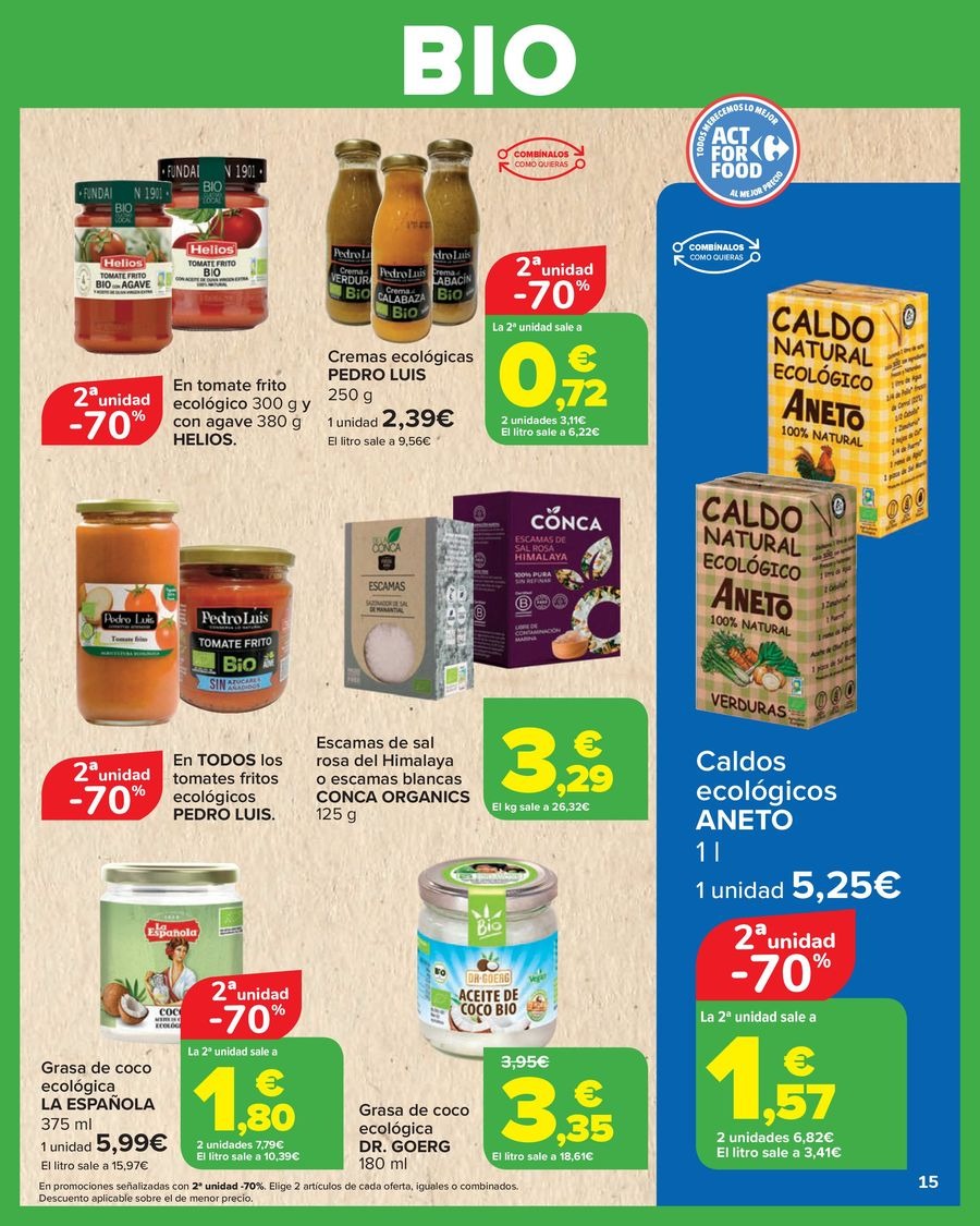 Ofertas de Carrefour España de 27 enero a 11 febrero 2026 Ofertas BIO