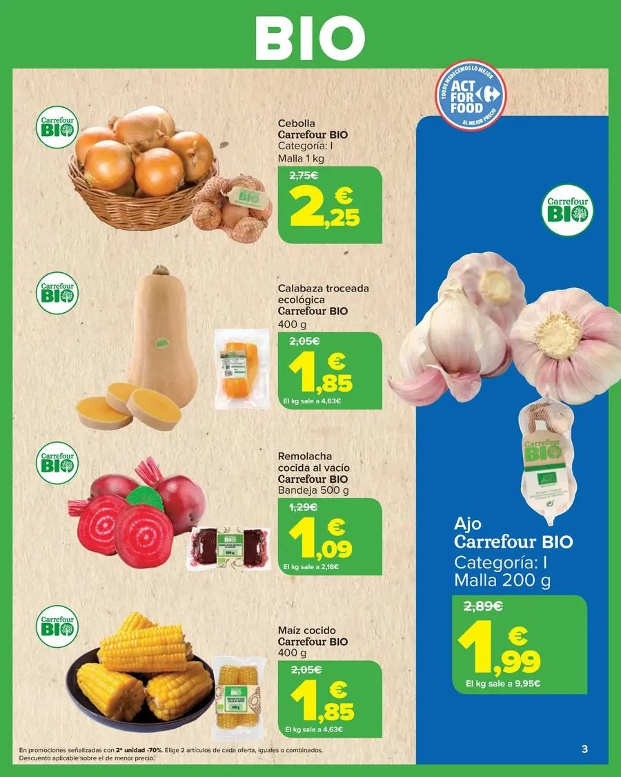 Ofertas de Carrefour España de 27 enero a 11 febrero 2026 Ofertas BIO