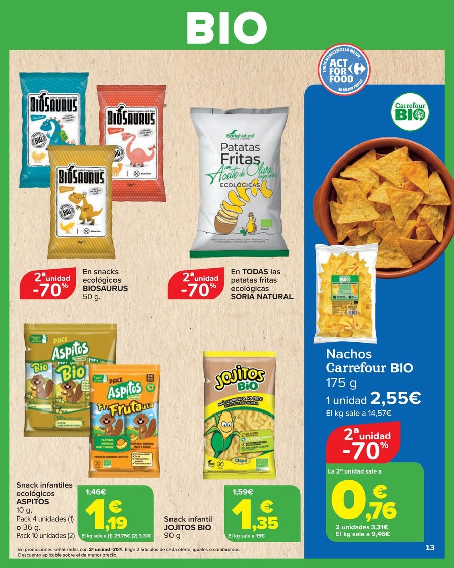 Ofertas de Carrefour España de 27 enero a 11 febrero 2026 Ofertas BIO