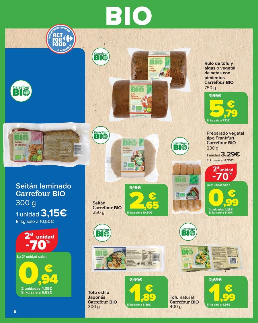 Ofertas de Carrefour España de 27 enero a 11 febrero 2026 Ofertas BIO