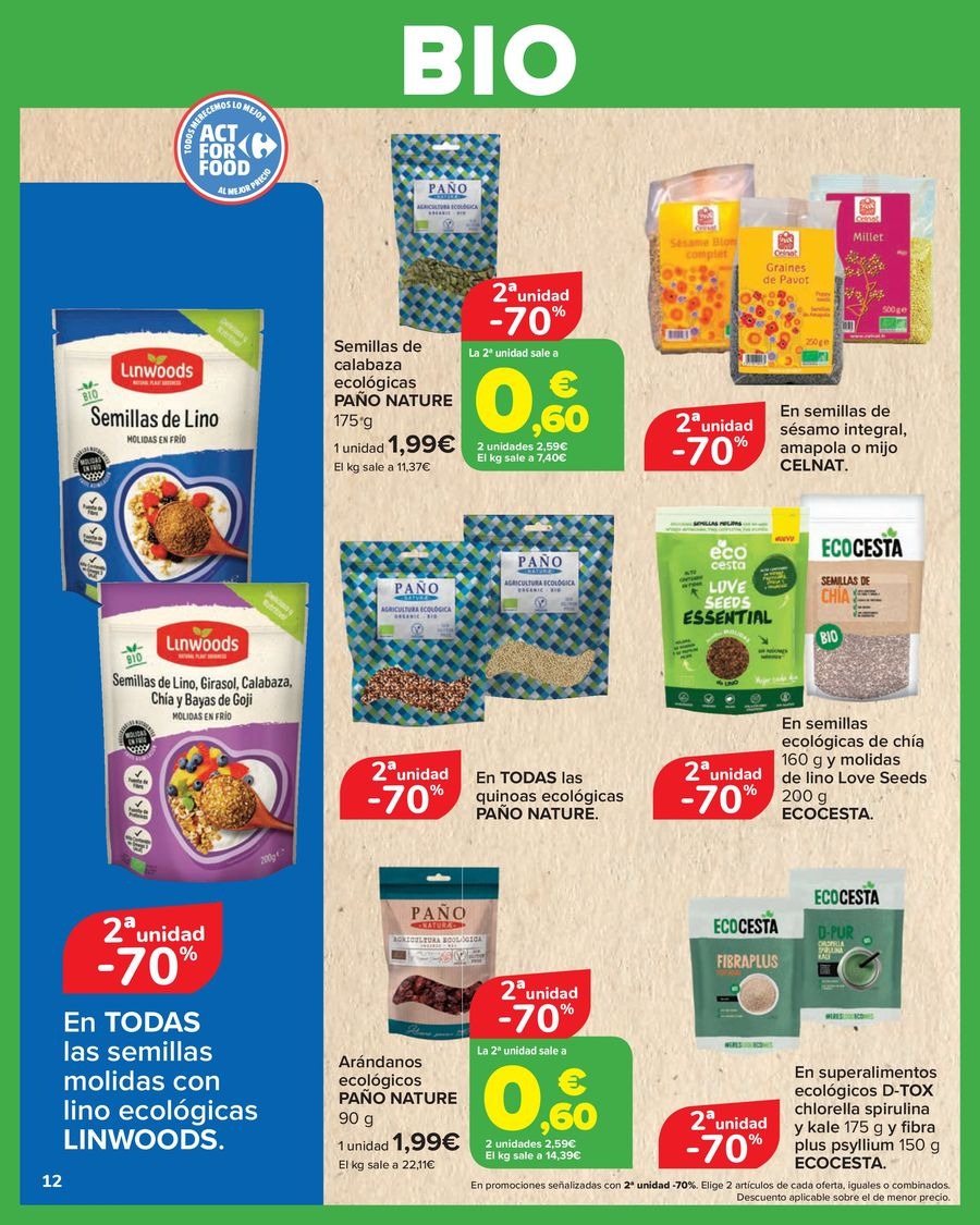 Ofertas de Carrefour España de 27 enero a 11 febrero 2026 Ofertas BIO