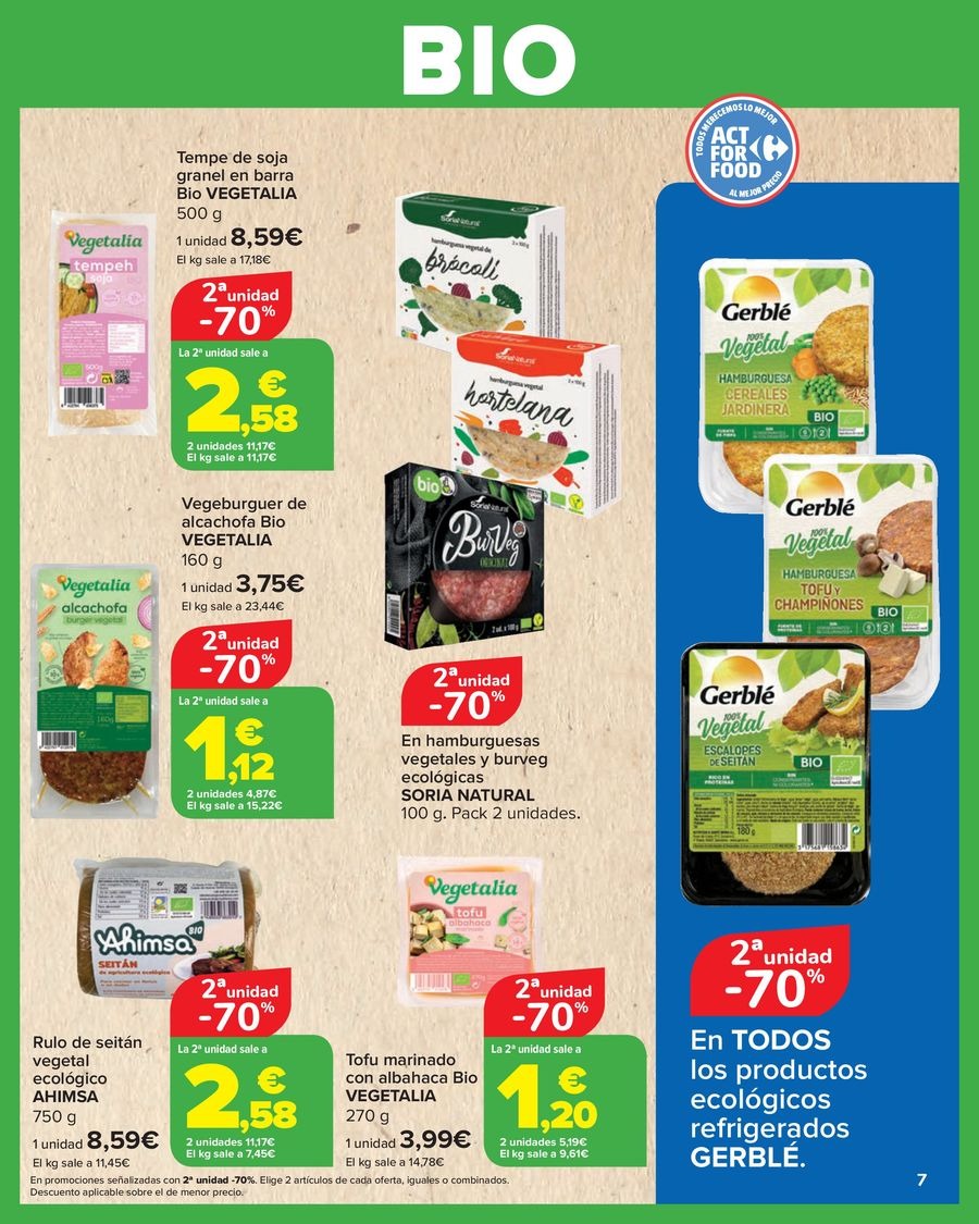 Ofertas de Carrefour España de 27 enero a 11 febrero 2026 Ofertas BIO