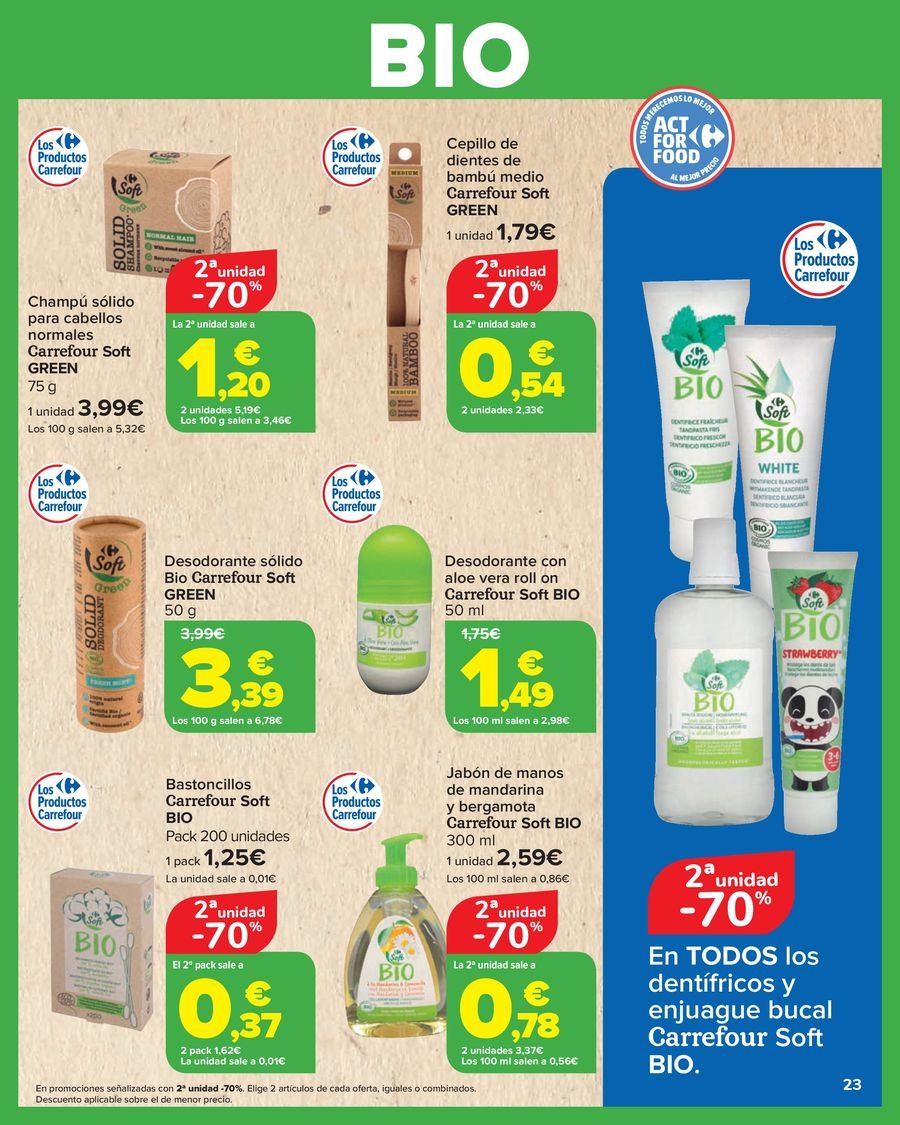 Ofertas de Carrefour España de 27 enero a 11 febrero 2026 Ofertas BIO