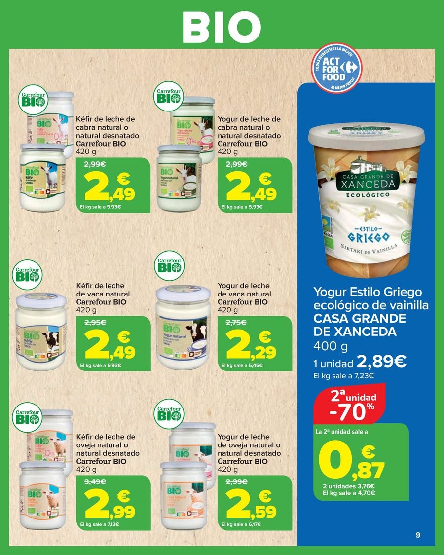 Ofertas de Carrefour España de 27 enero a 11 febrero 2026 Ofertas BIO