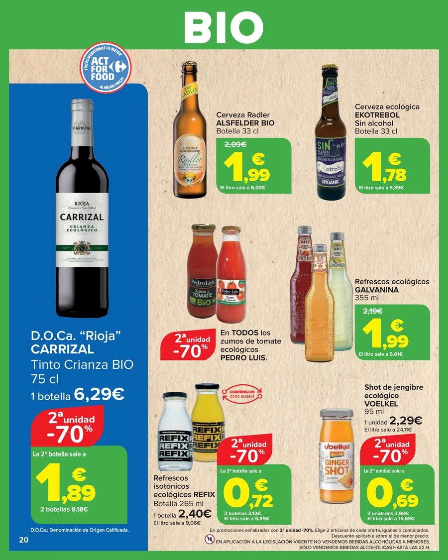 Ofertas de Carrefour España de 27 enero a 11 febrero 2026 Ofertas BIO