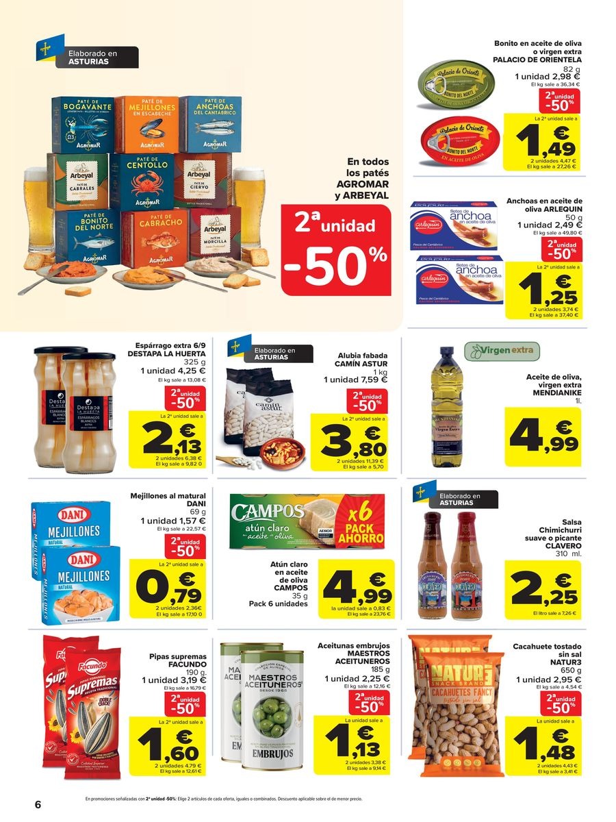 Ofertas de Carrefour España de 29 enero a 17 febrero 2026 CARNAVAL ASTURIAS