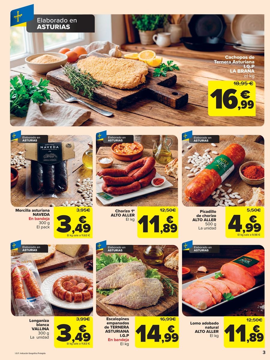 Ofertas de Carrefour España de 29 enero a 17 febrero 2026 CARNAVAL ASTURIAS