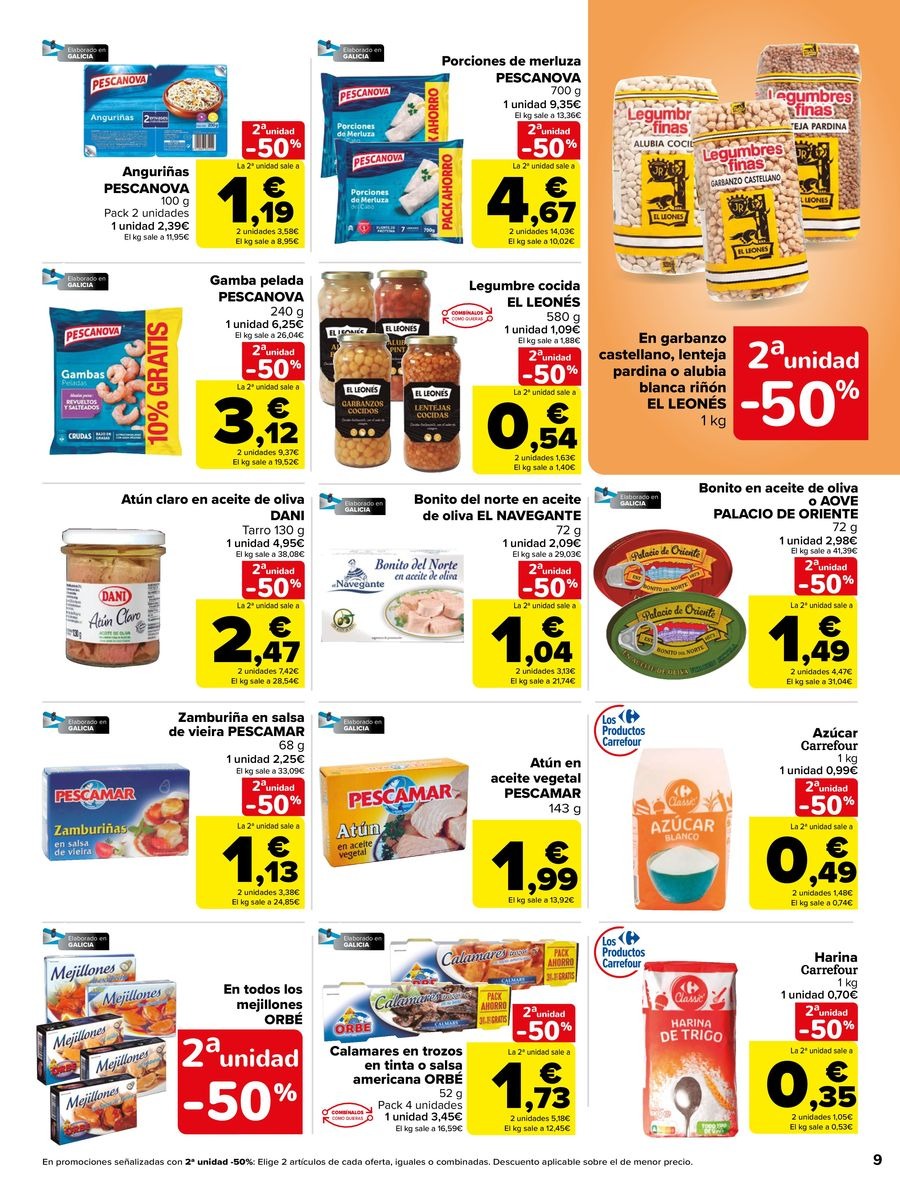 Ofertas de Carrefour España de 29 enero a 17 febrero 2026 CARNAVAL GALICIA