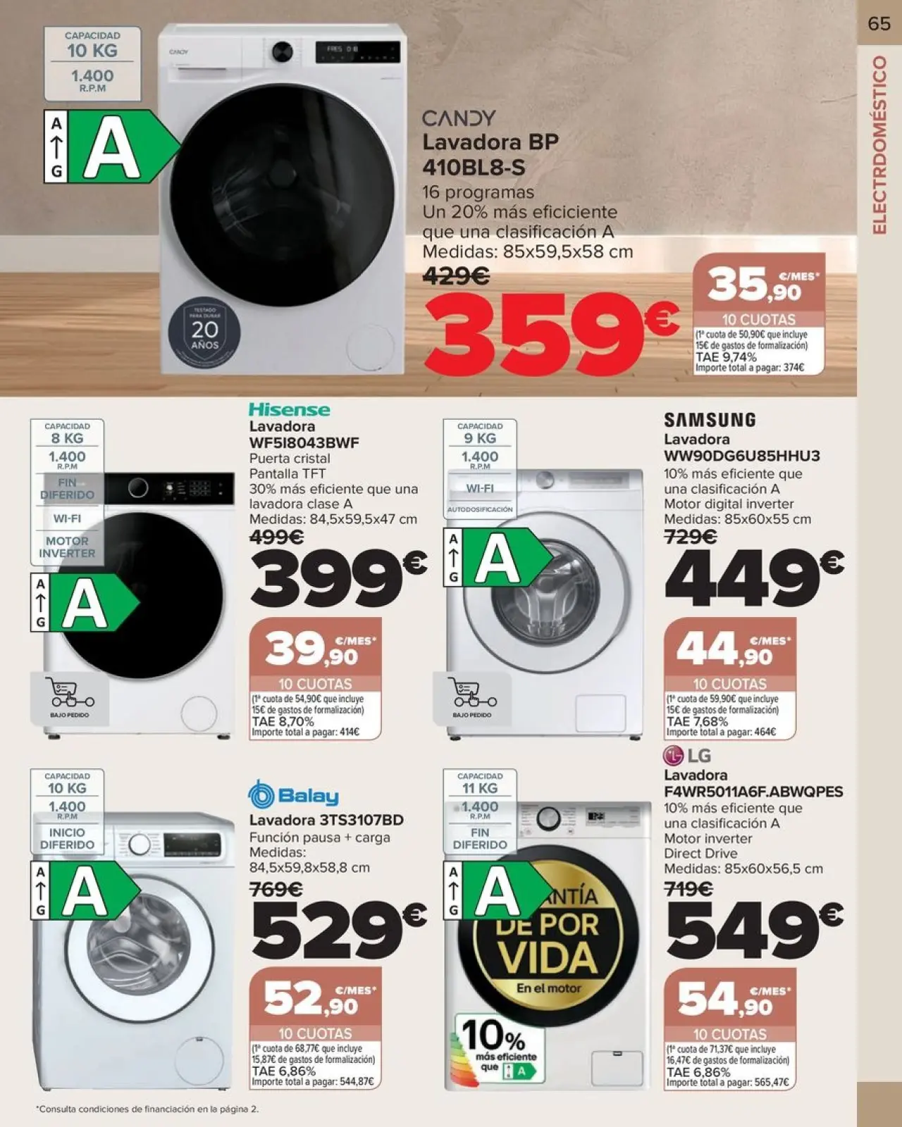 Page 65 in HOUSEHOLD Offer at Carrefour Spain