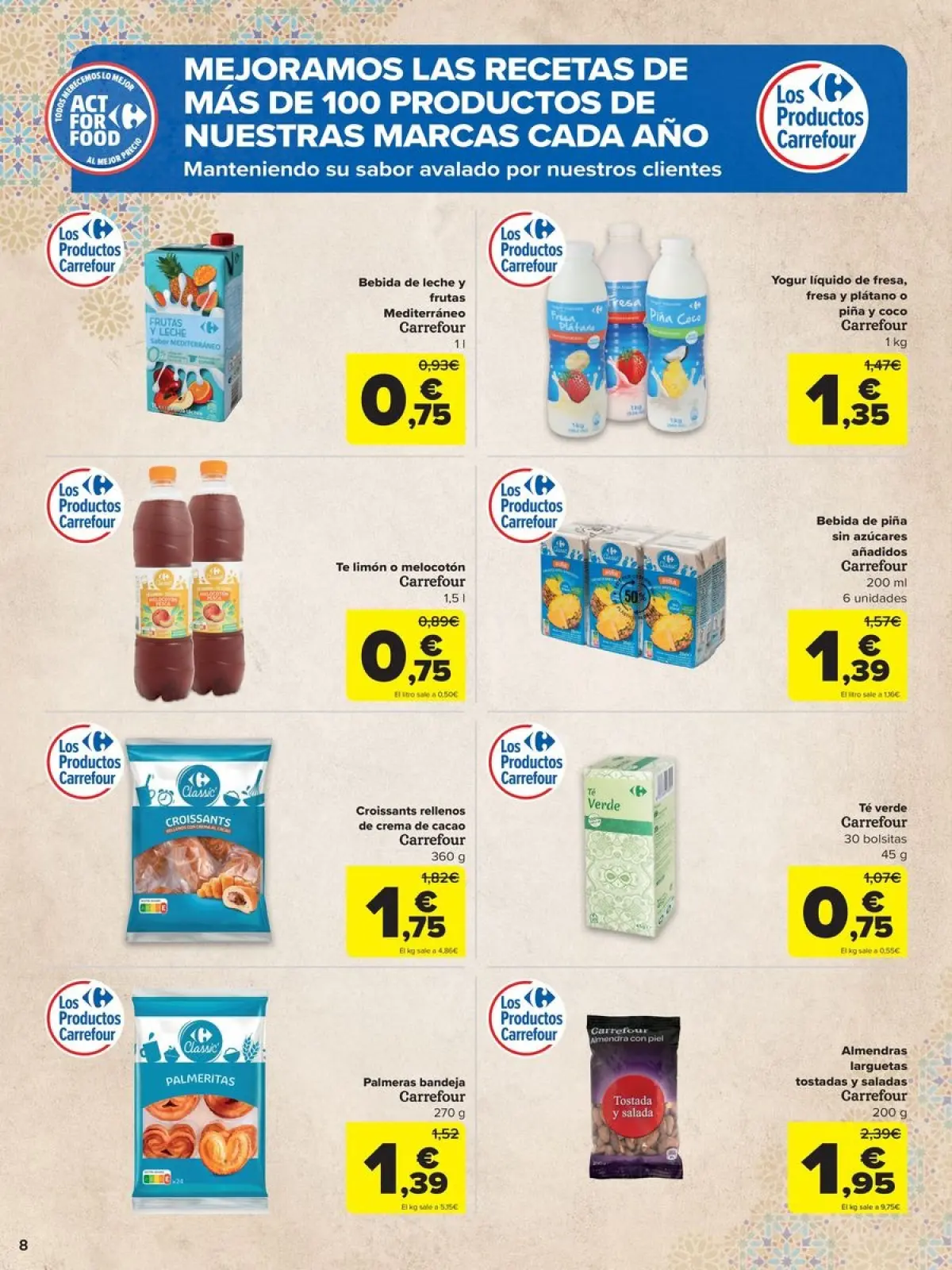 صفحة 8 ضمن خاص رمضان في كارفور إسبانيا