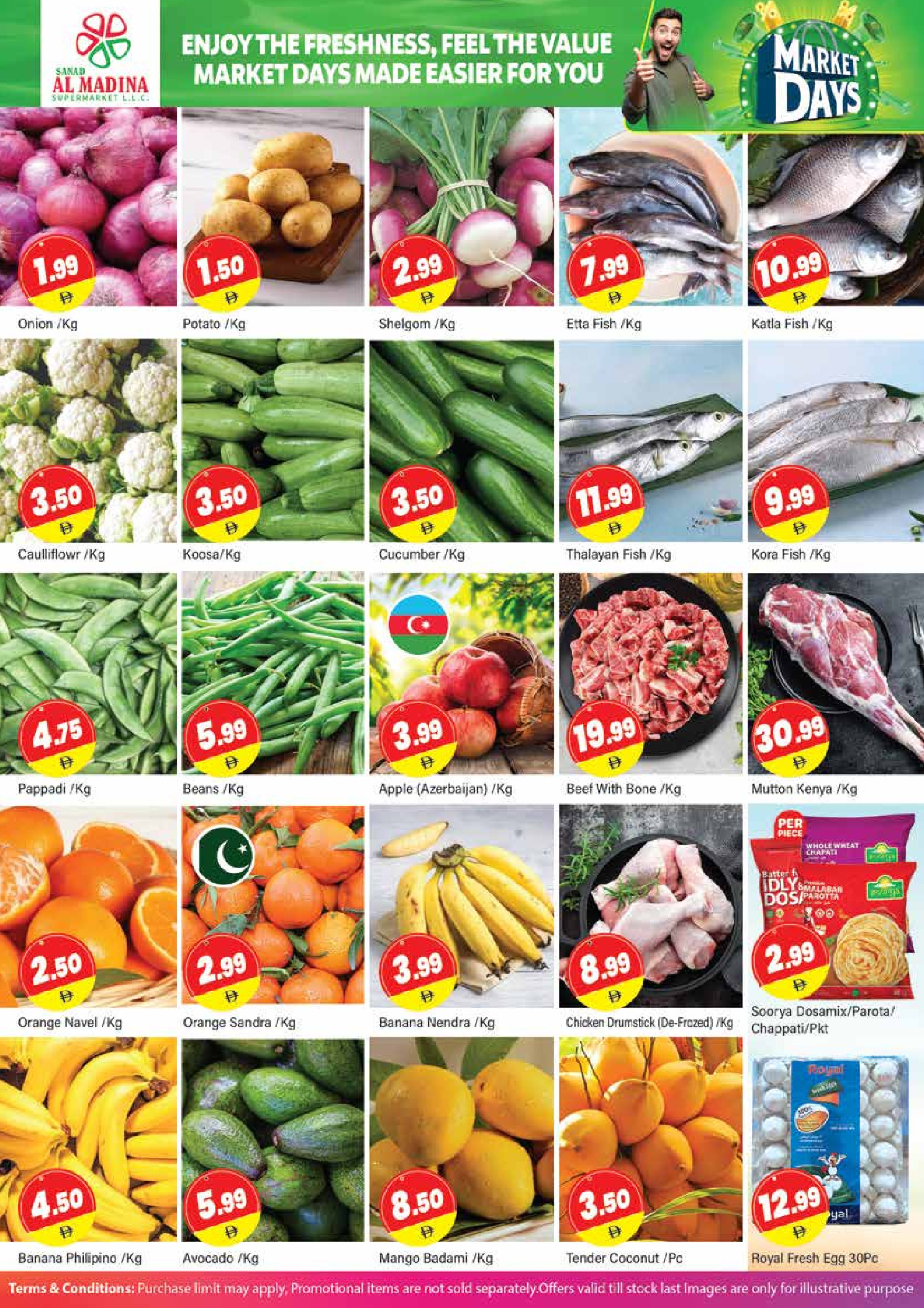 Offres Sanad Al Madina Émirats arabes unis de 30 janvier à 1 février 2026 Offres du Marché Frais