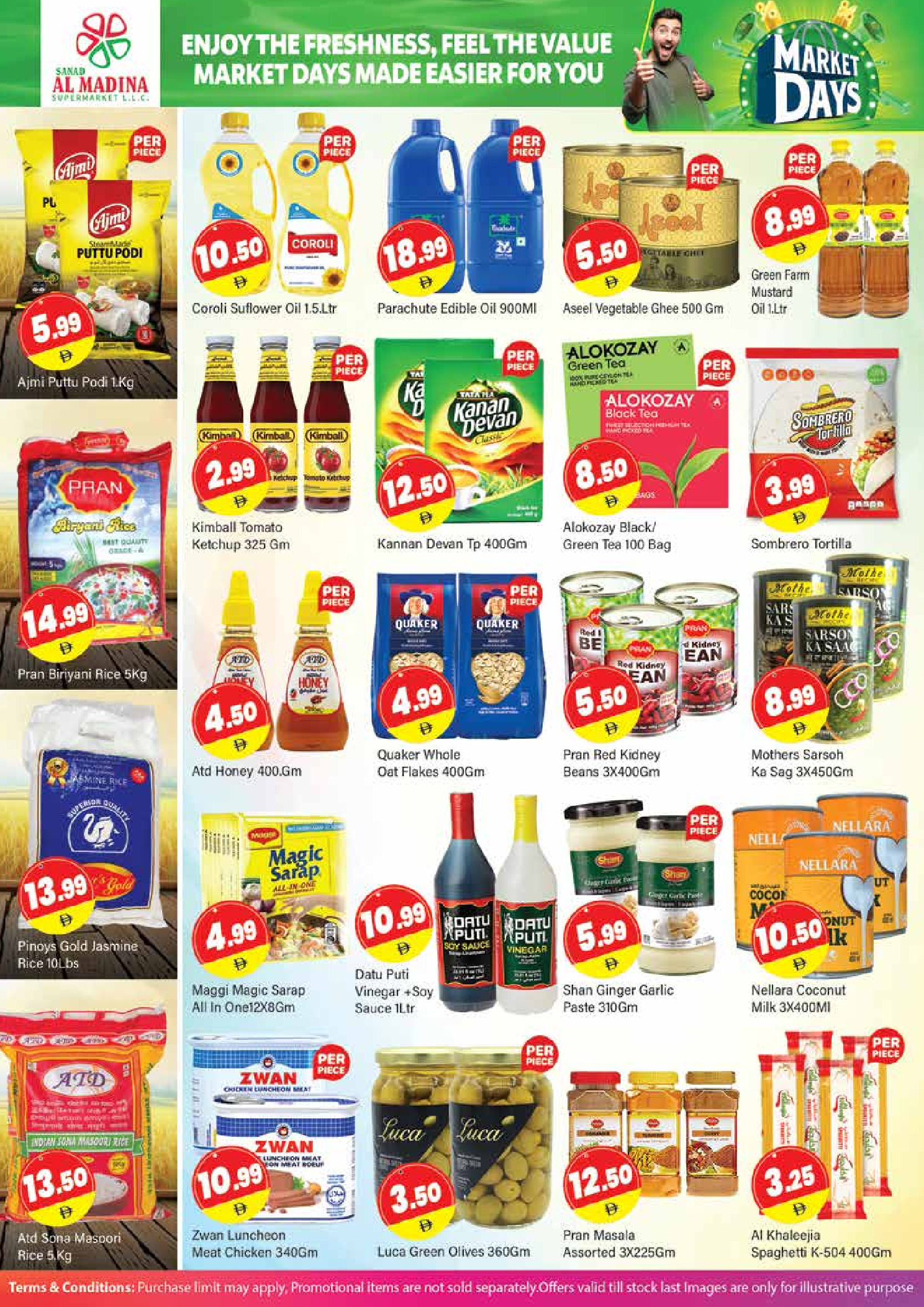 Offres Sanad Al Madina Émirats arabes unis de 30 janvier à 1 février 2026 Offres du Marché Frais