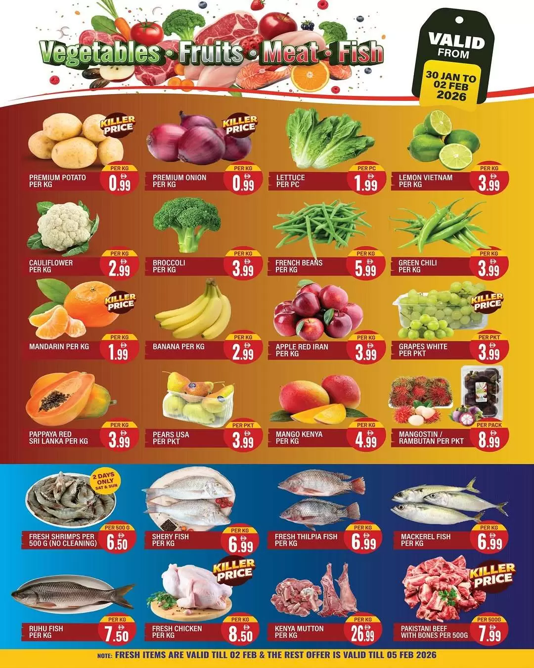 Dream Land supermarket UAE Offers from 30 January to 5 February 2026 Freezy deals